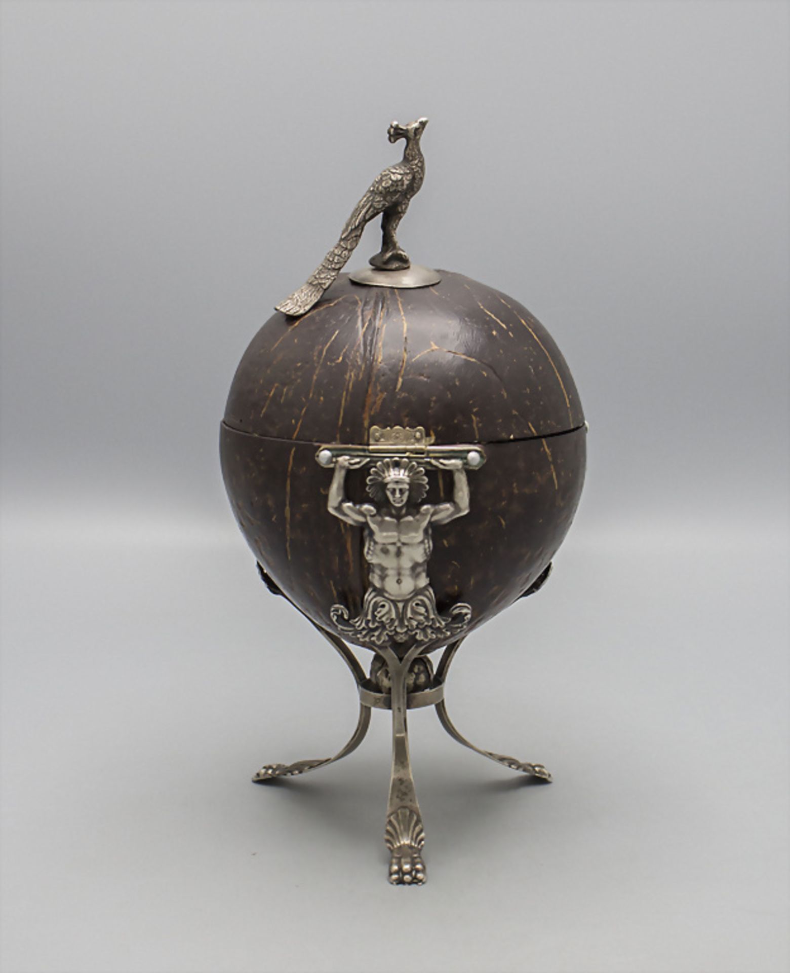 Kokosnuss-Pokal / A coconut cup, Friedrich Proll, Kassel, um 1830 - Bild 4 aus 15