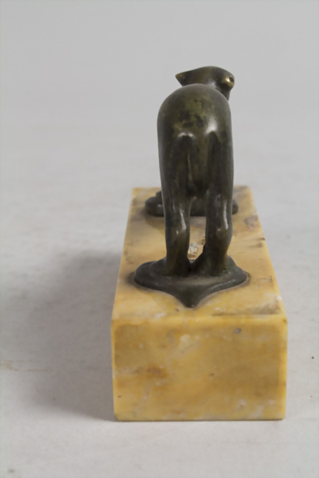 Bronze Panther als Handhabe/Briefbeschwerer / A bronze figure of a panther as handle, ... - Image 5 of 5