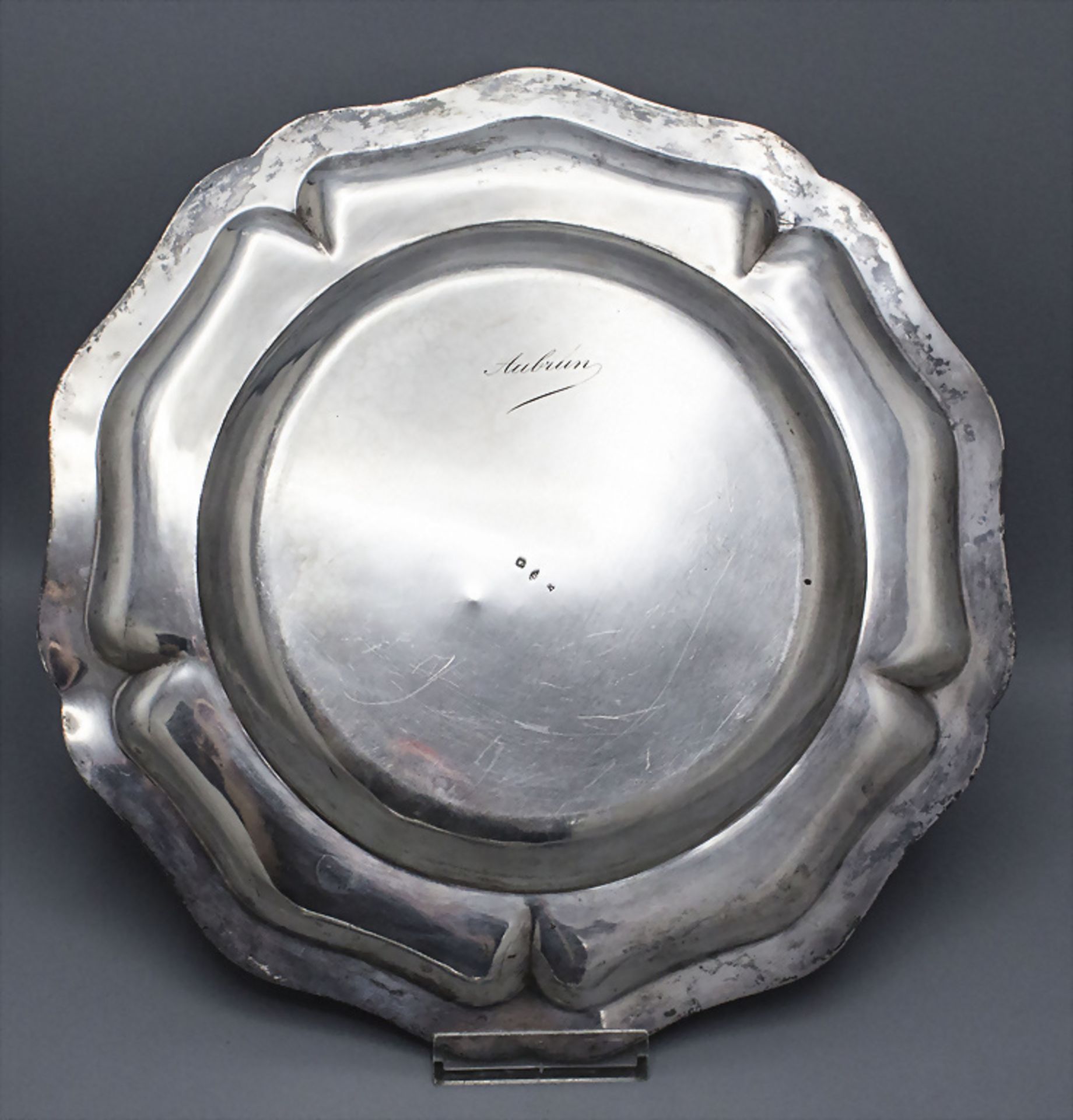 Runde Platte / A silver tray, Emile Puiforcat, Paris, um 1900 - Bild 4 aus 4