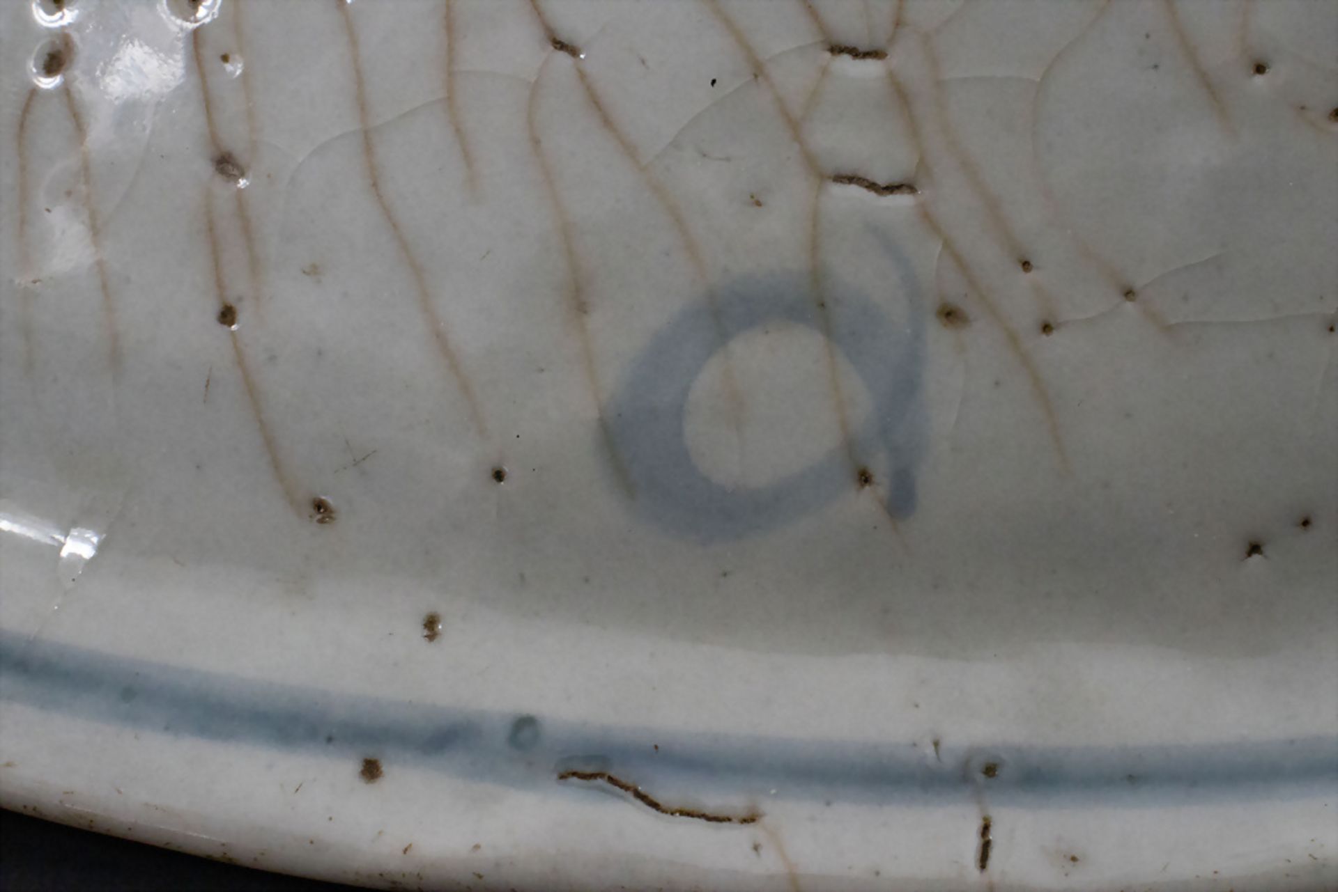 Blau-weiße Porzellanschale, Schiffwrackfund / A blue and white porcelain bowl from a ... - Bild 6 aus 6