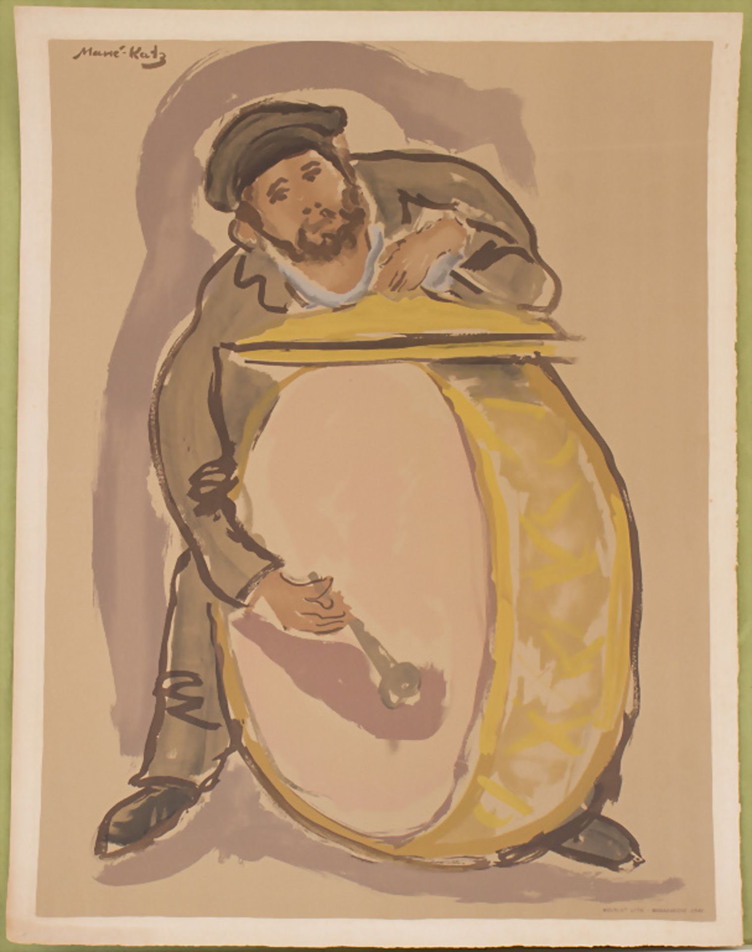 Emmanuel Mané-Katz (1894-1962), 'Trommelspieler' / 'A drummer', 20. Jh.