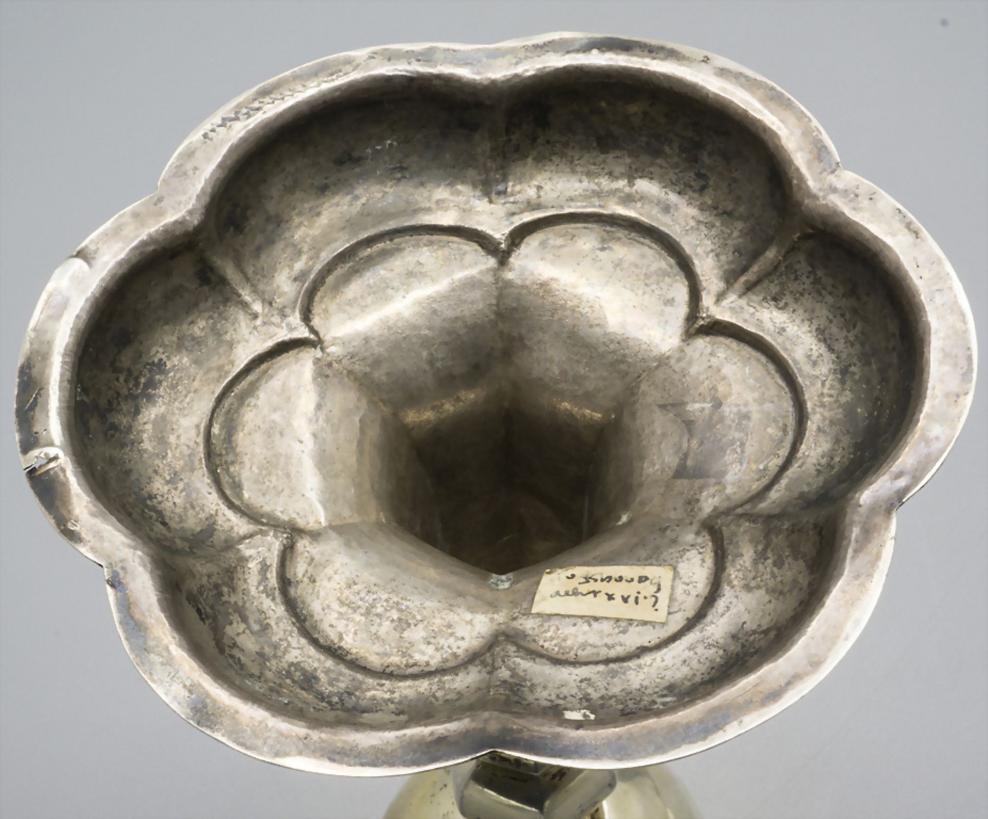 Barock Messkelch / A Baroque silver chalice, Eustach Hayd, Augsburg, um 1660 - Bild 8 aus 13