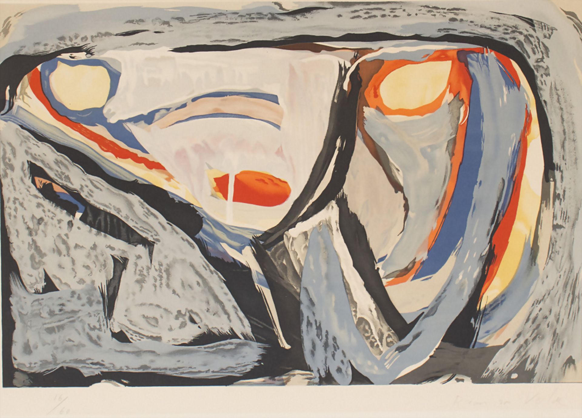Bram van Velde (1895-1981), 'Abstraktion' / 'An abstraction', 20. Jh.
