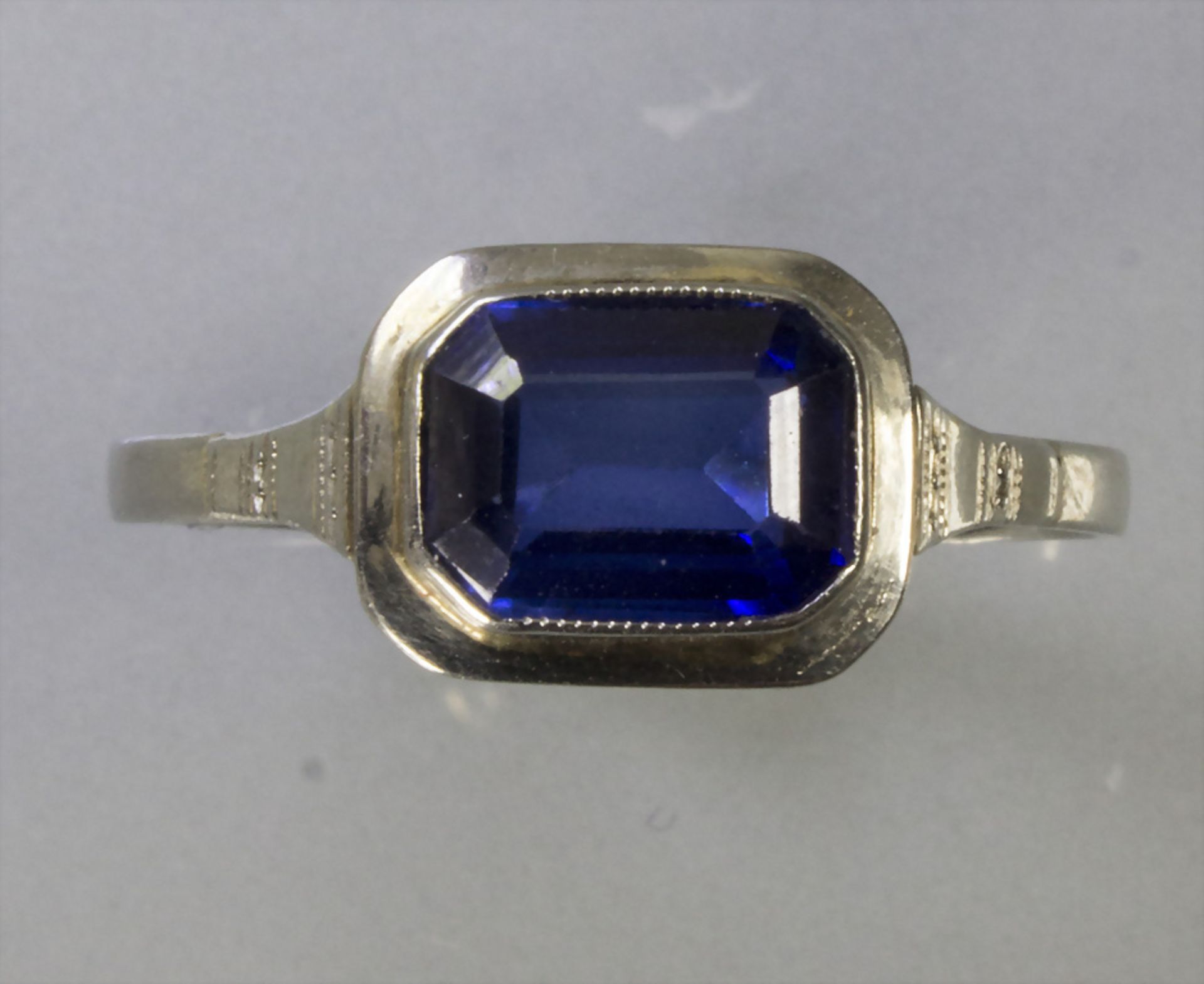 Art Déco Ring / An Art Deco 18 ct gold ring, Frankreich, um 1930