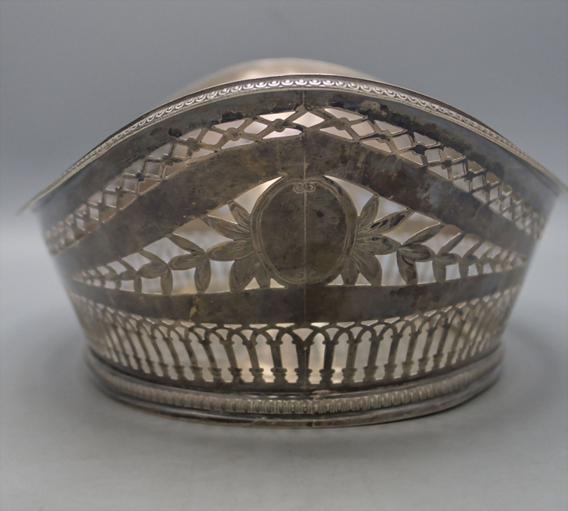 Silberkorb / A silver basket, Frankreich, um 1900 - Bild 4 aus 6