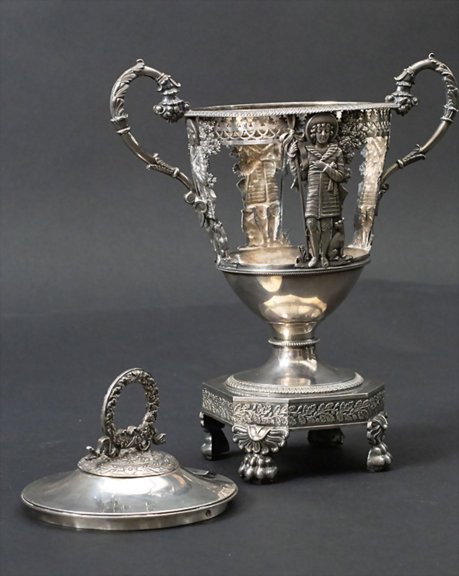 Bonbonniere / A silver candy dish, Pierre-Jacques Meurice, Paris, nach 1819 - Image 3 of 9