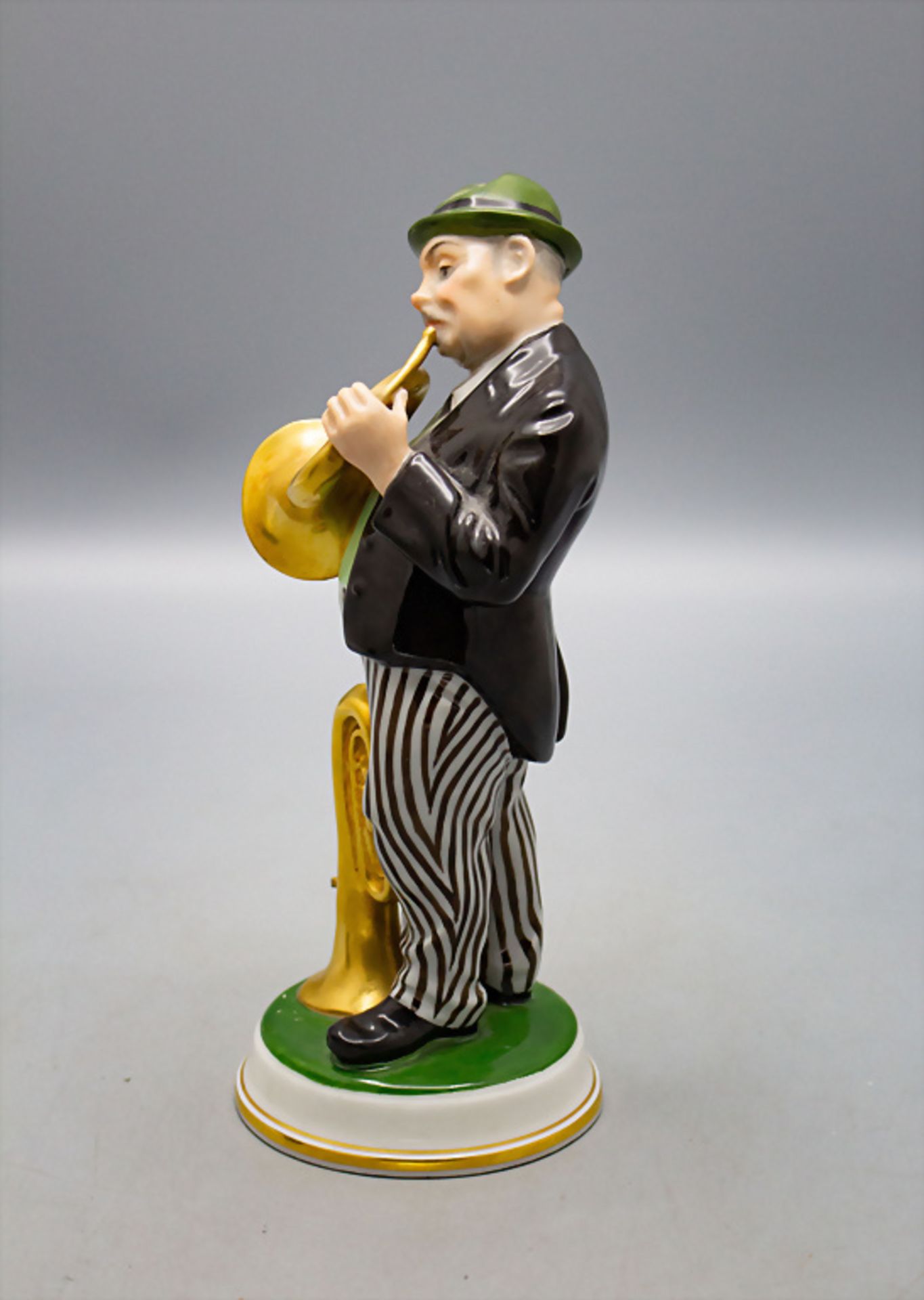 Figur 'Hornist' / A figure of a cornet player, Rosenthal, Selb, 20. Jh. - Bild 2 aus 6