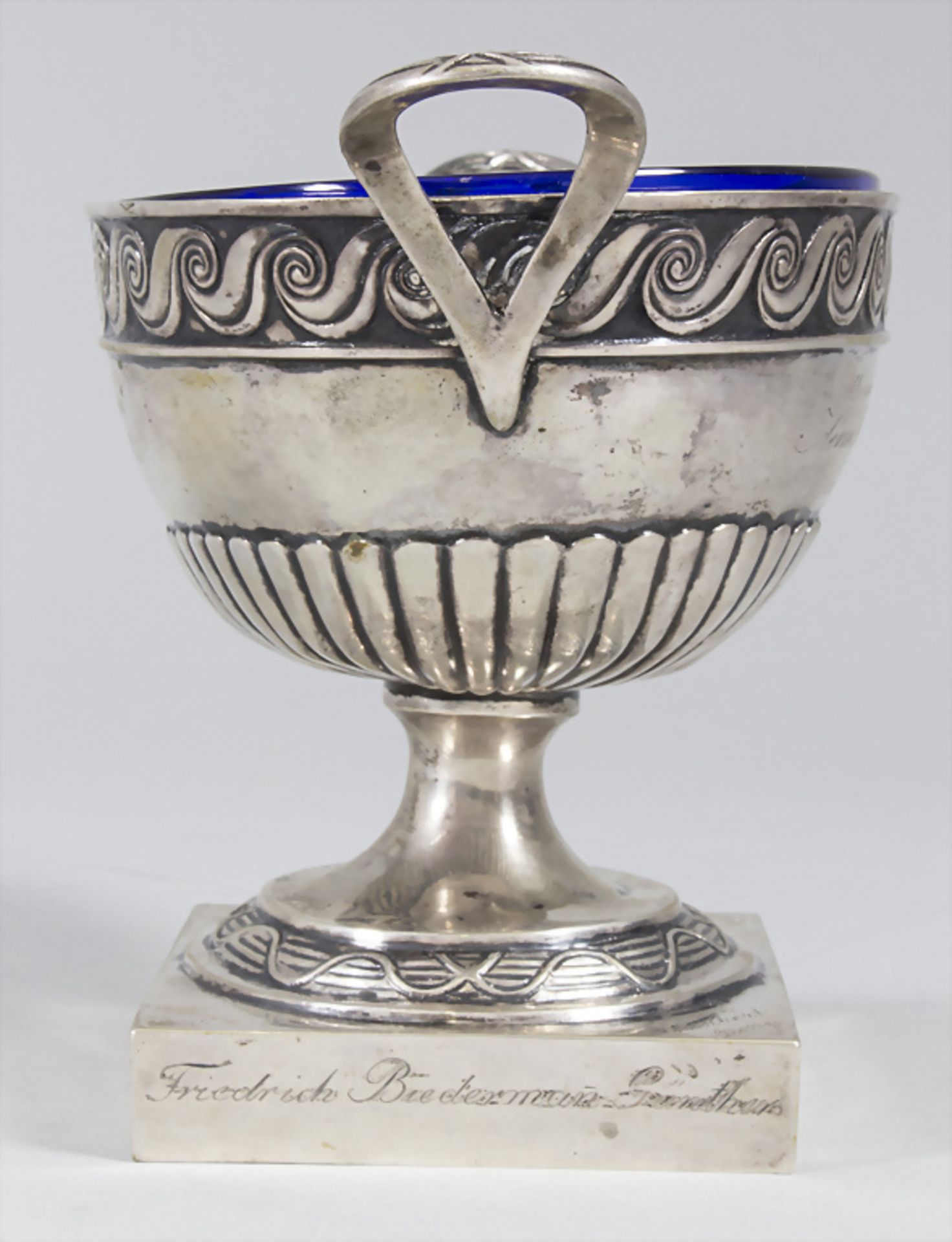 Konfekt Anbietschale / A silver footed compote, wohl Johann Gottlieb Jaeckel, Leipzig, um 1814 - Bild 4 aus 9