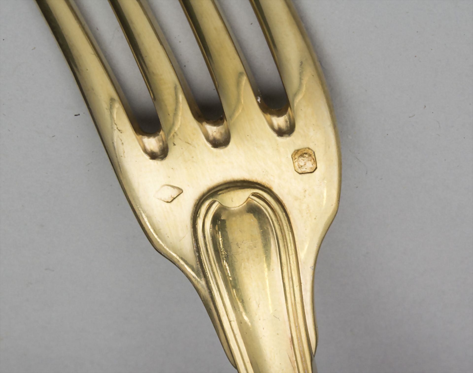 48 tlg. Silberbesteck / A set of 48 silver cutlery, Robert Linzeler, Paris, nach 1897 - Image 3 of 11