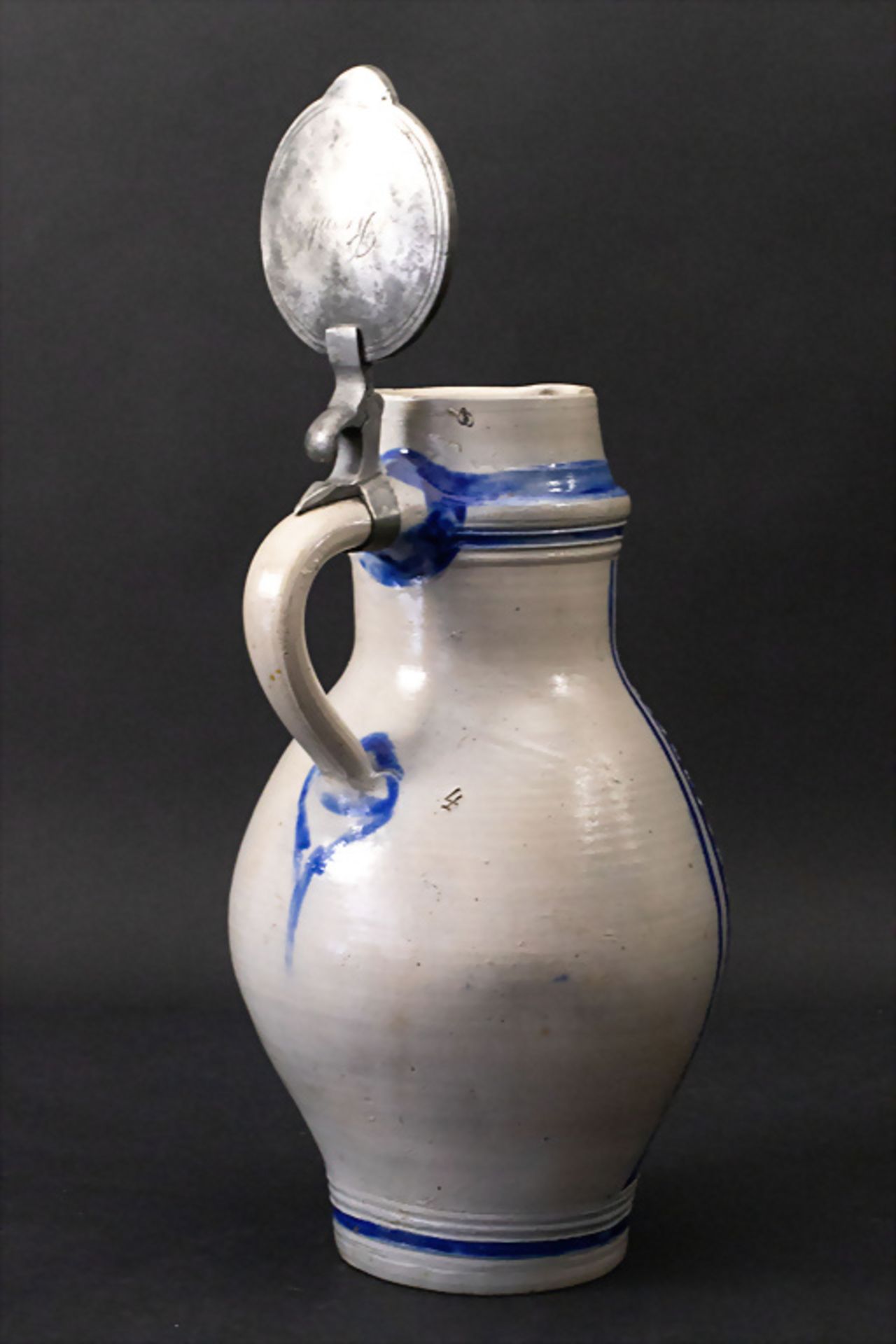 Schenkkanne / A jug, Westerwald, um 1800 - Image 4 of 7