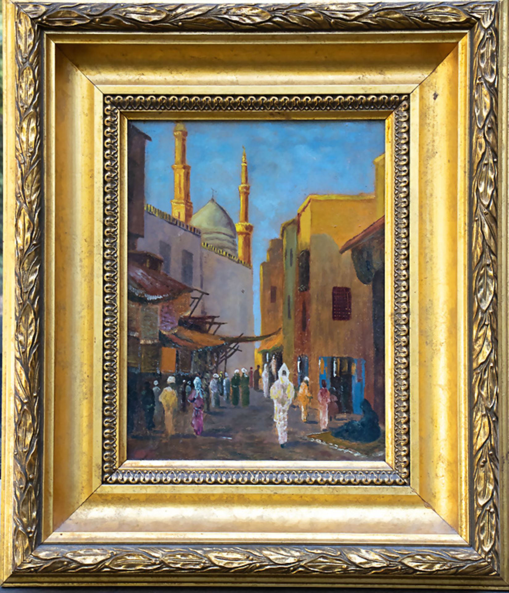 J. Courot, 'Orientalische Szene mit Suq und Moschee' / 'An Oriental scene with suq and ... - Bild 2 aus 7