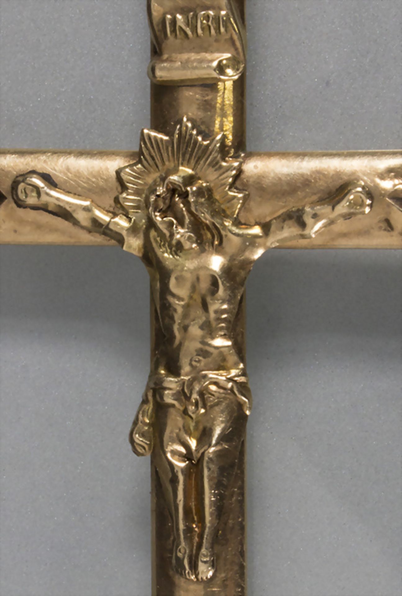 Kreuz Anhänger / A 14ct gold cross pendant - Image 2 of 3