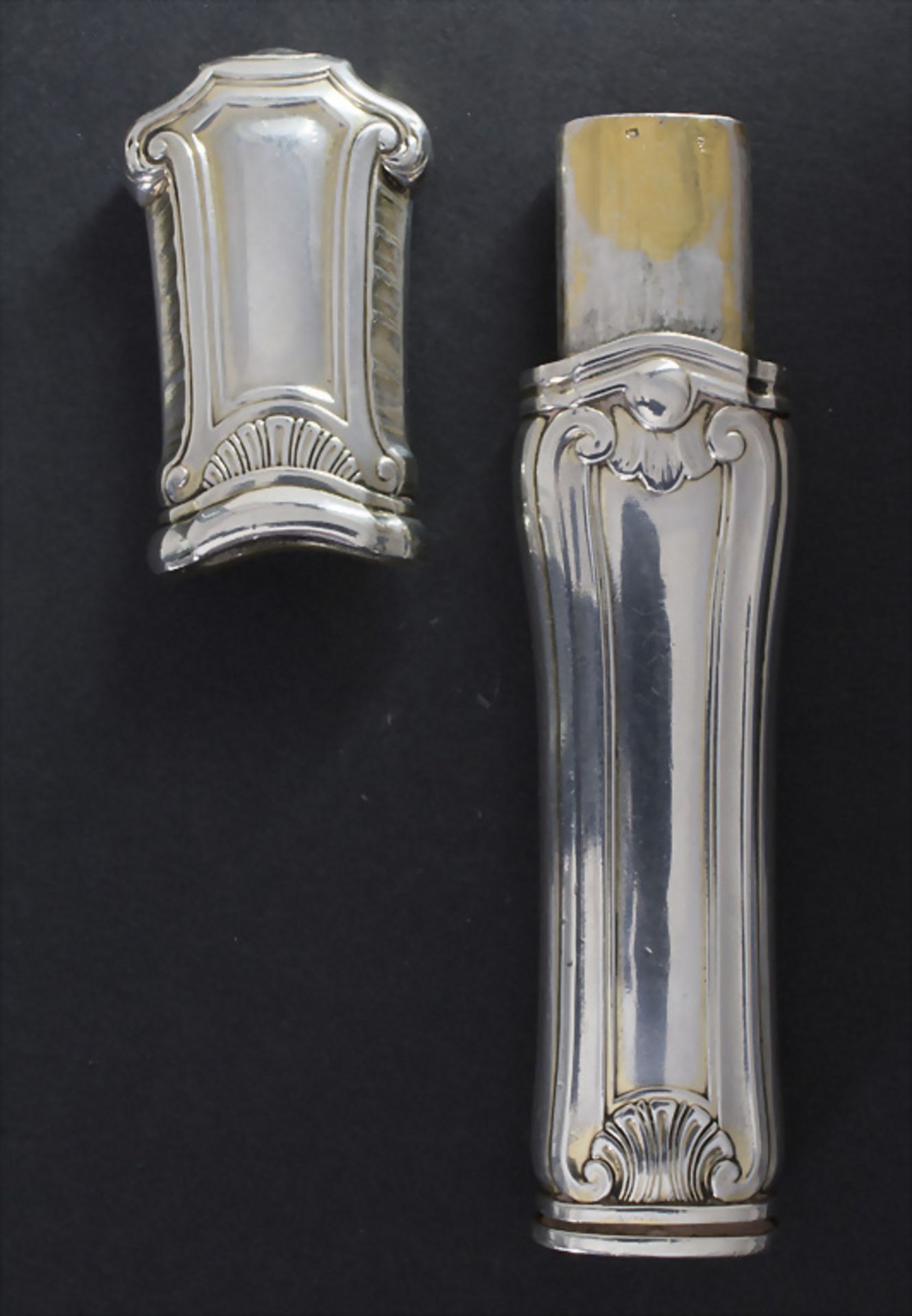 Silber Etui / A silver case, A. Risler & Carré, Paris, 19. Jh. - Image 3 of 4