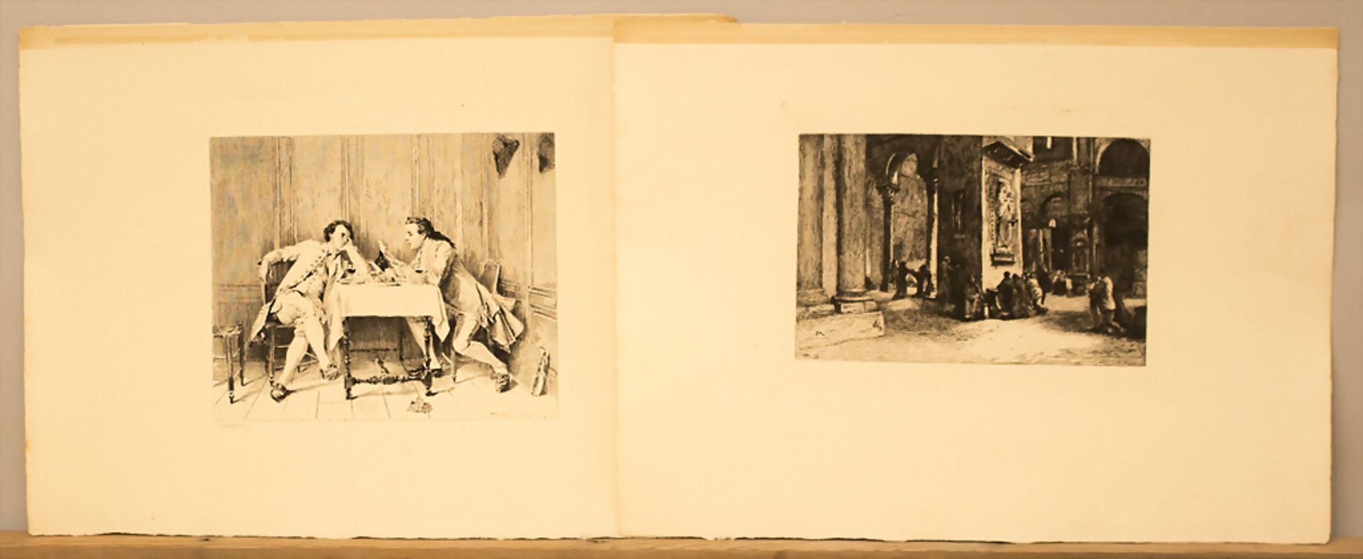 Ernest Meissonier (1815-1891), 10 Druckgrafiken mit militärischen und zivilen Motiven / 10 ... - Image 2 of 5