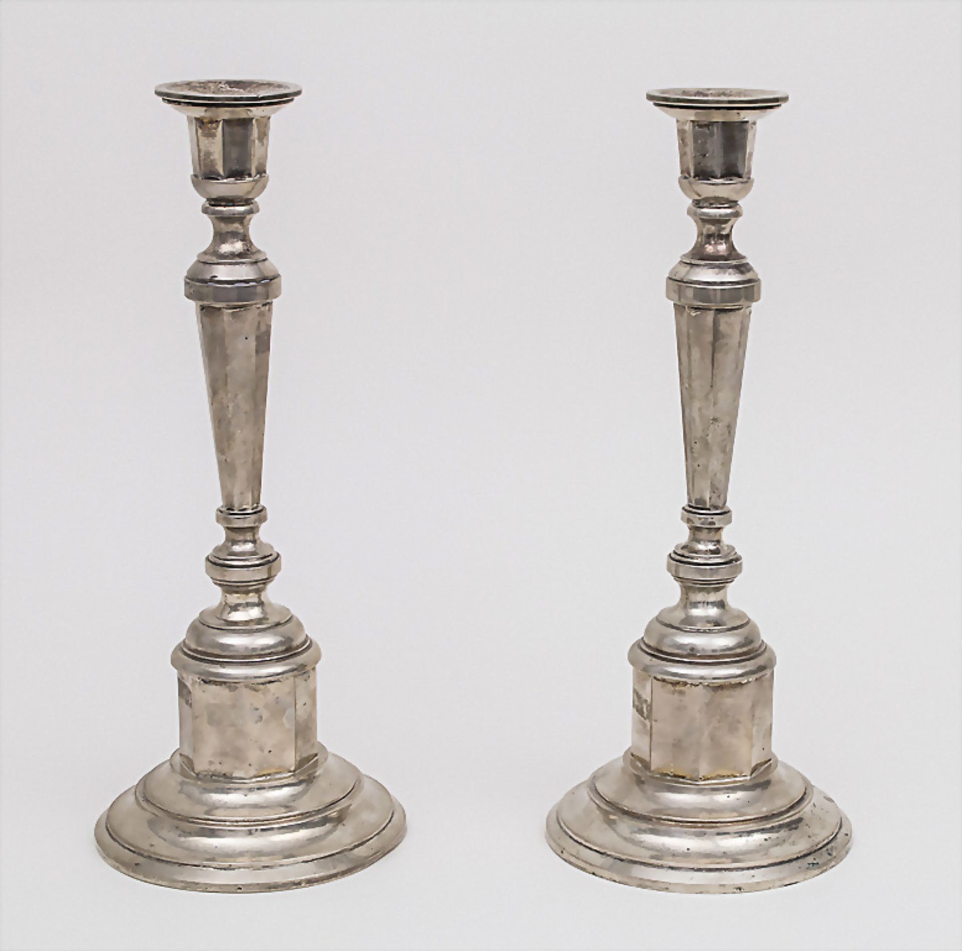 Paar Kerzenleuchter / Pair of Candlesticks, Polen/Poland, um 1900