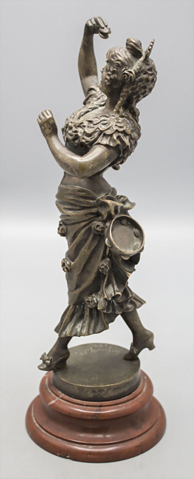 Lafon Mollo, Bronzeplastik 'Flamencotänzerin' / A bronze figure 'Flamenco dancer', Frankreich, 1890 - Bild 3 aus 6