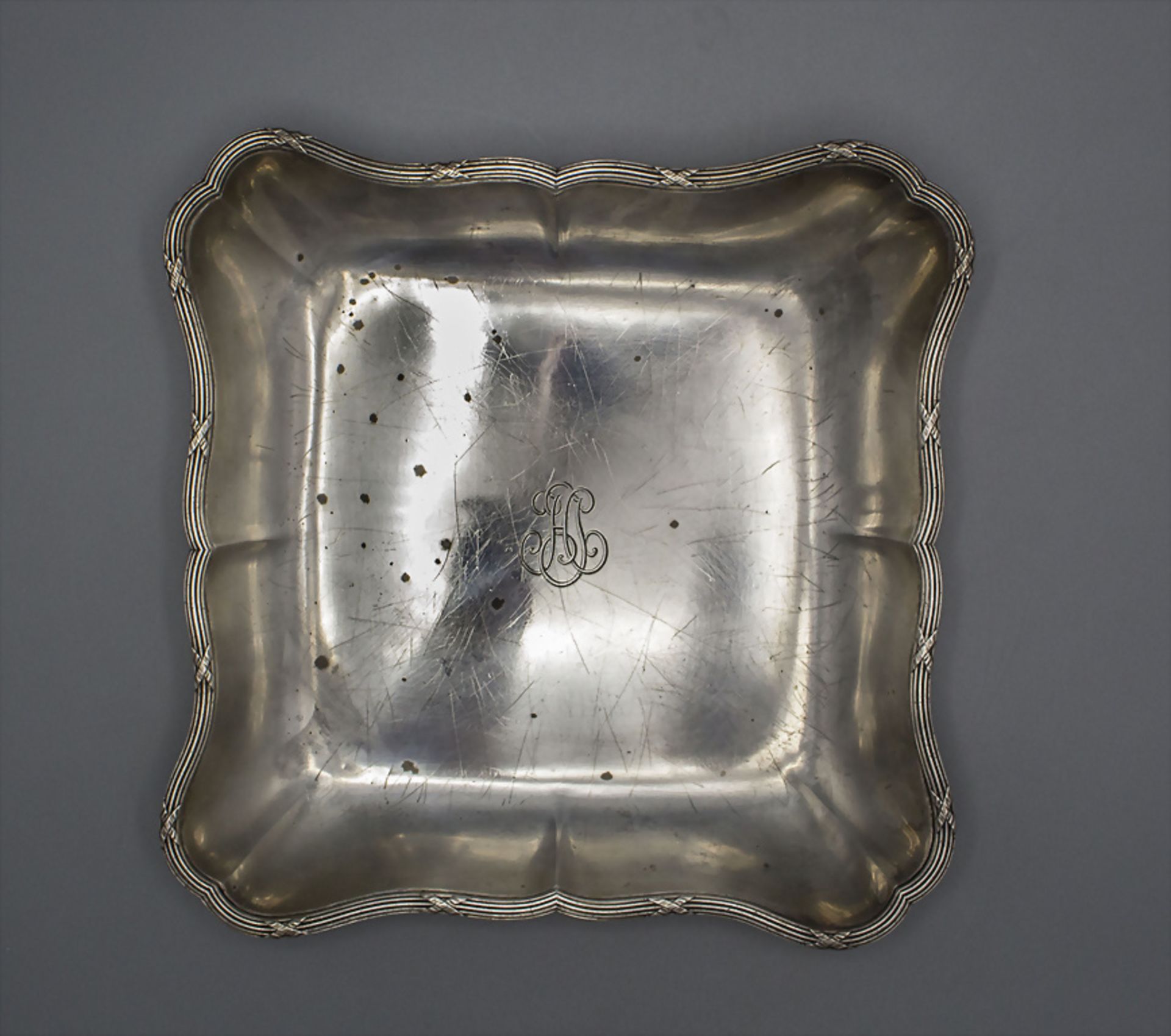 Silberschale / A silver bowl, Berger & Nesme, Lyon, um 1890