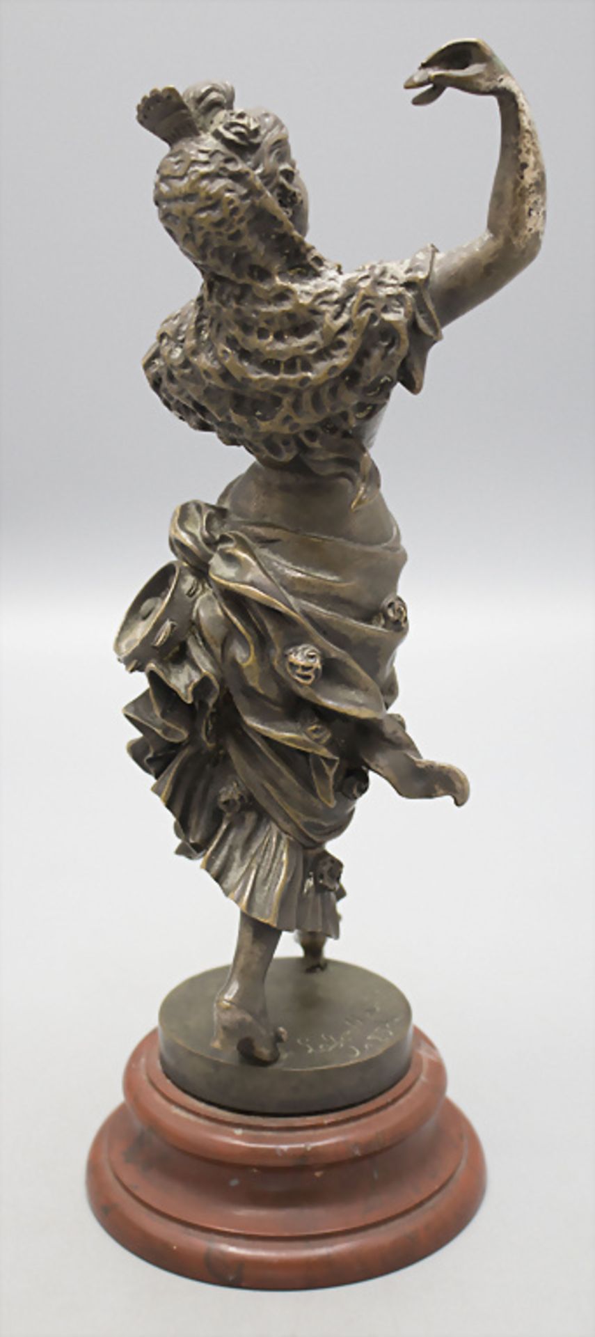 Lafon Mollo, Bronzeplastik 'Flamencotänzerin' / A bronze figure 'Flamenco dancer', Frankreich, 1890 - Bild 4 aus 6