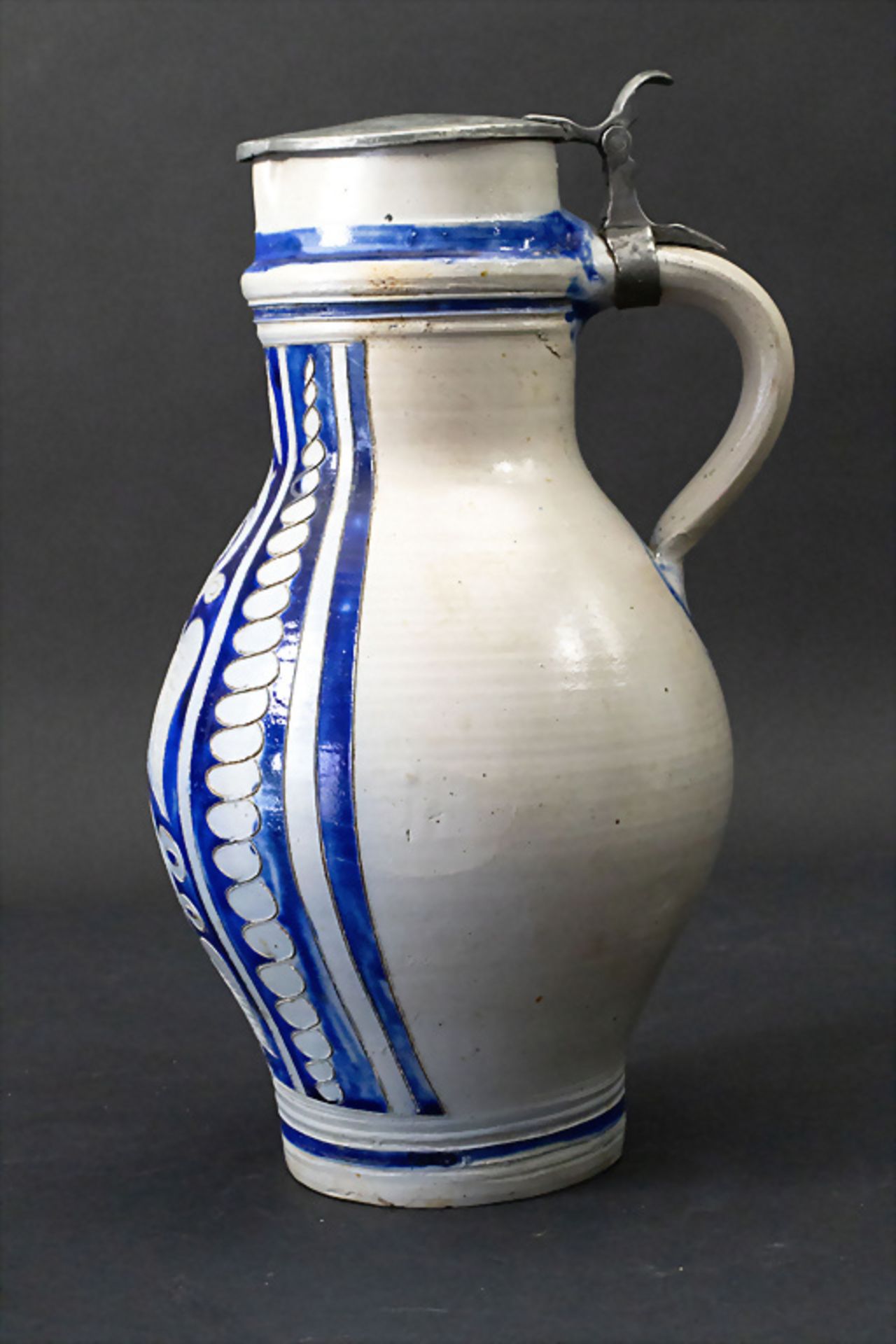 Schenkkanne / A jug, Westerwald, um 1800 - Image 2 of 7