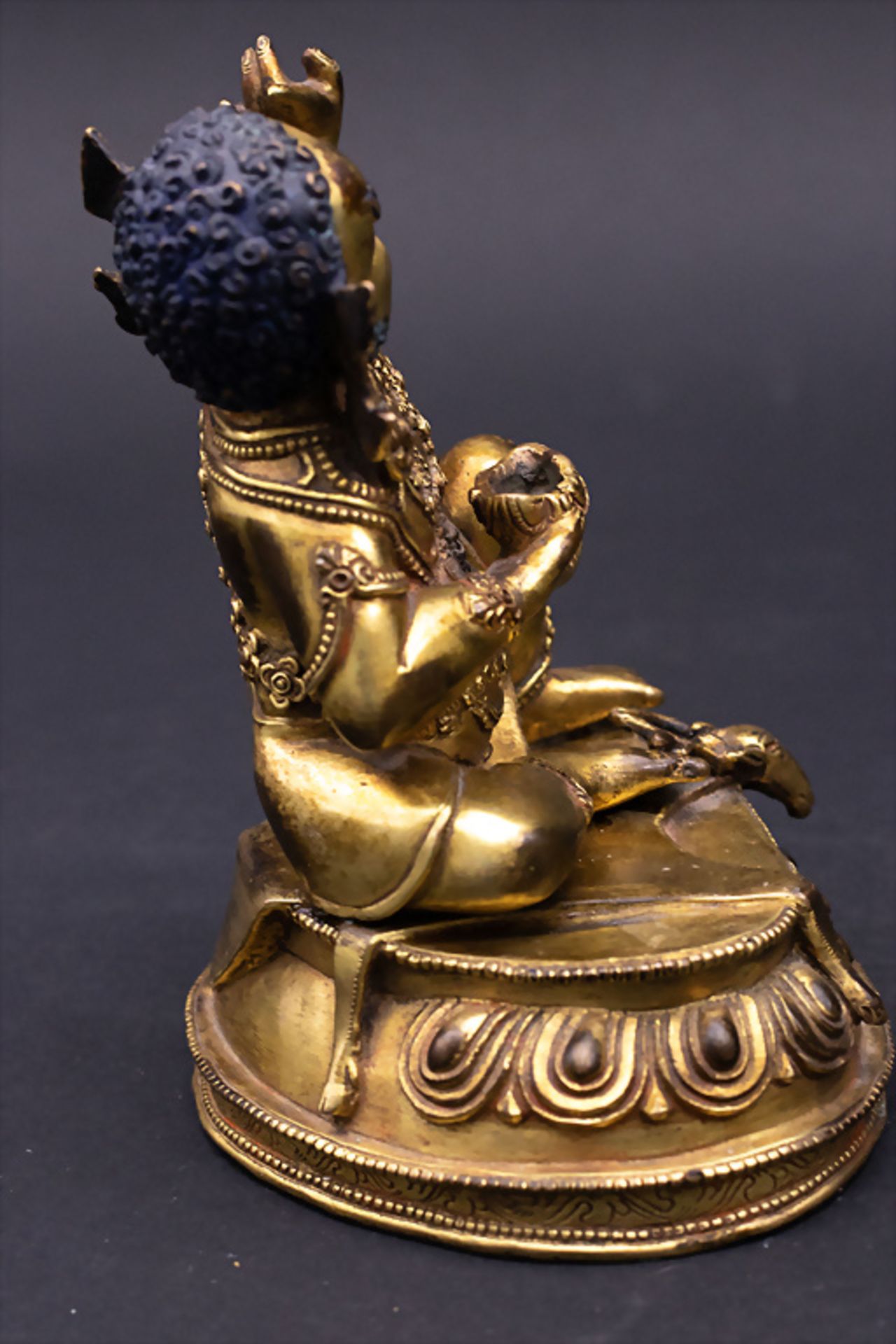 Bodhisattva Vajrapani, wohl Tibet, 19. Jh. - Bild 4 aus 6