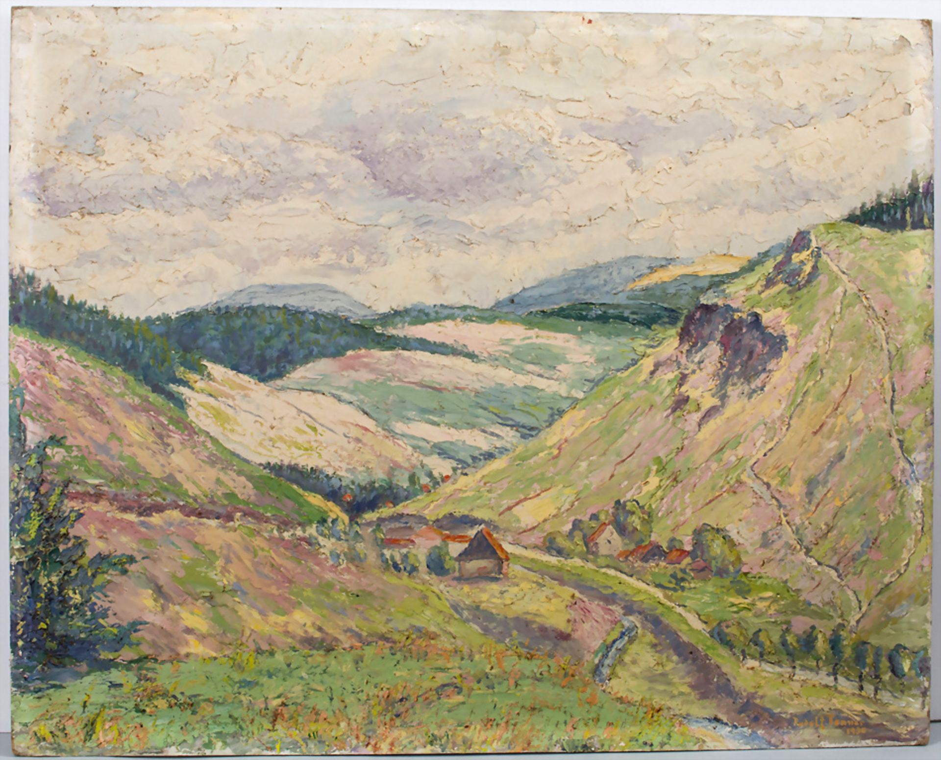 Rudolf Tanner (20. Jh.), 'Im Bergtal zur Silberhütte - Altenau Harz', 1930