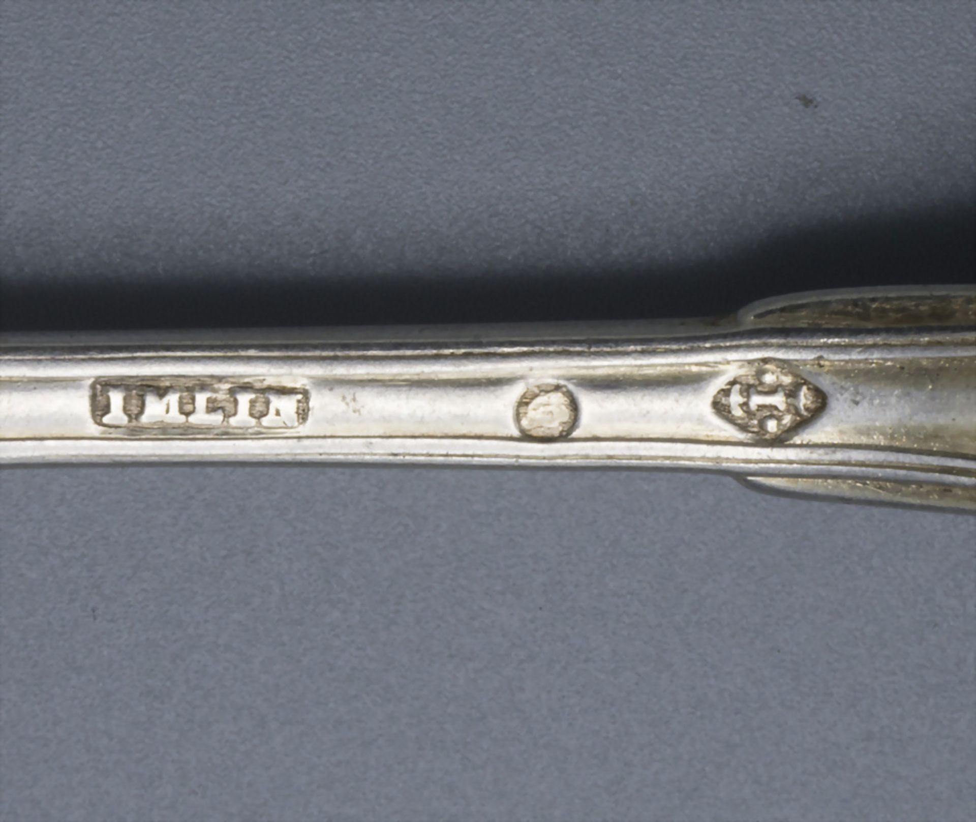 6 Löffel / 6 cuillères en argent massif / 6 silver spoons, Francois Daniel Imlin, Straßburg / ... - Bild 6 aus 6