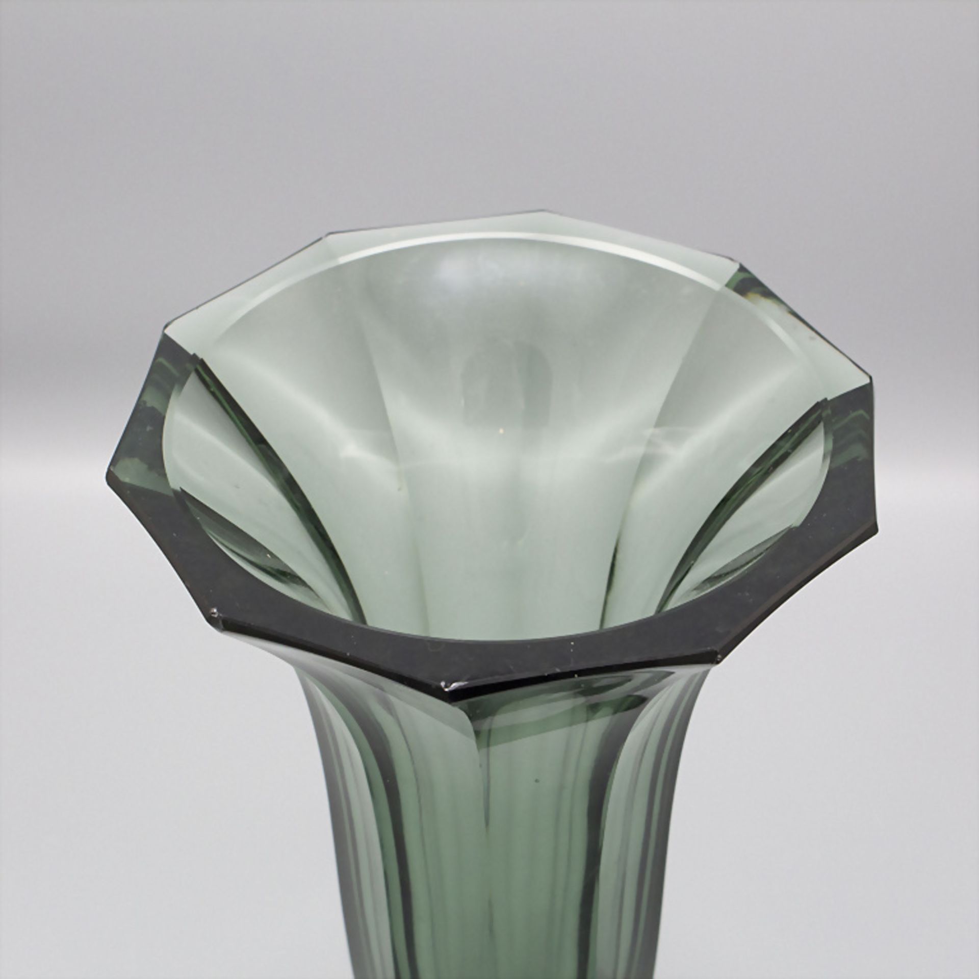 Vase / A glass vase, wohl Moser, Karlsbad, 1930er Jahre - Image 2 of 3