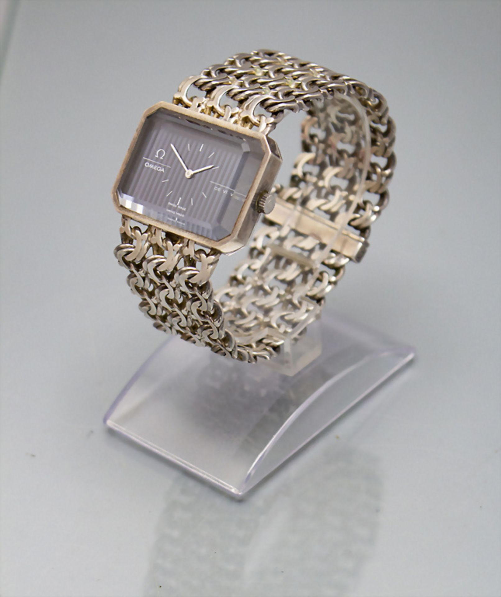 Herrenarmbanduhr / A men's Sterling silver wristwatch, Omega de Ville, Swiss / Schweiz, 1972 - Image 2 of 12