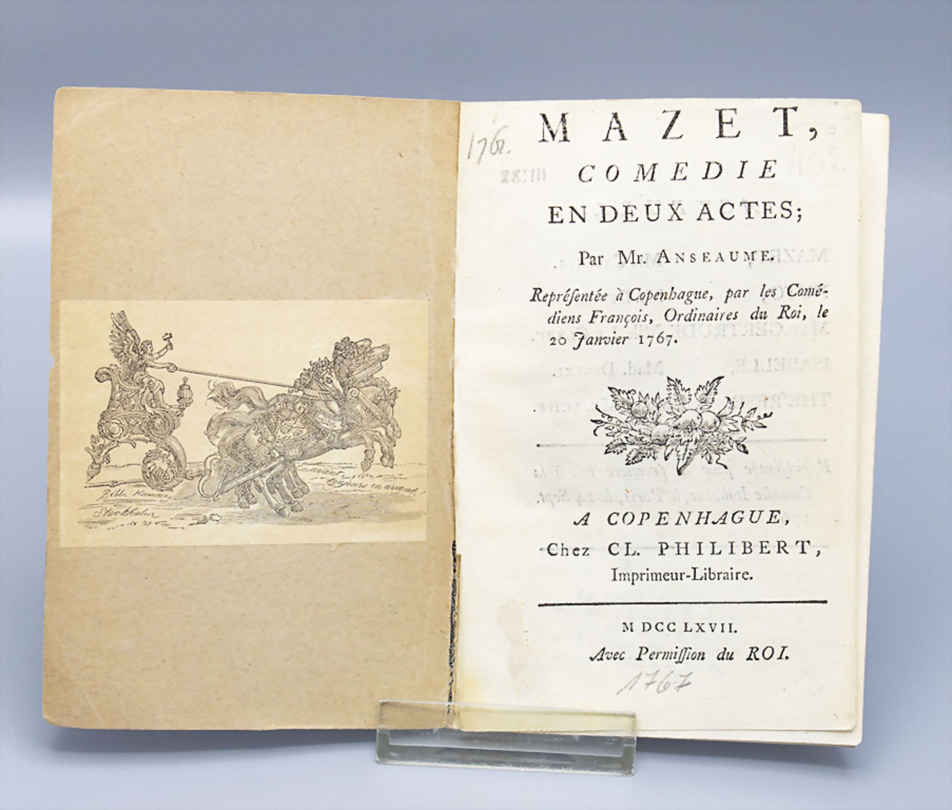 Louis Anseaume, 'Mazet, Comédie En Deux Actes', 1767