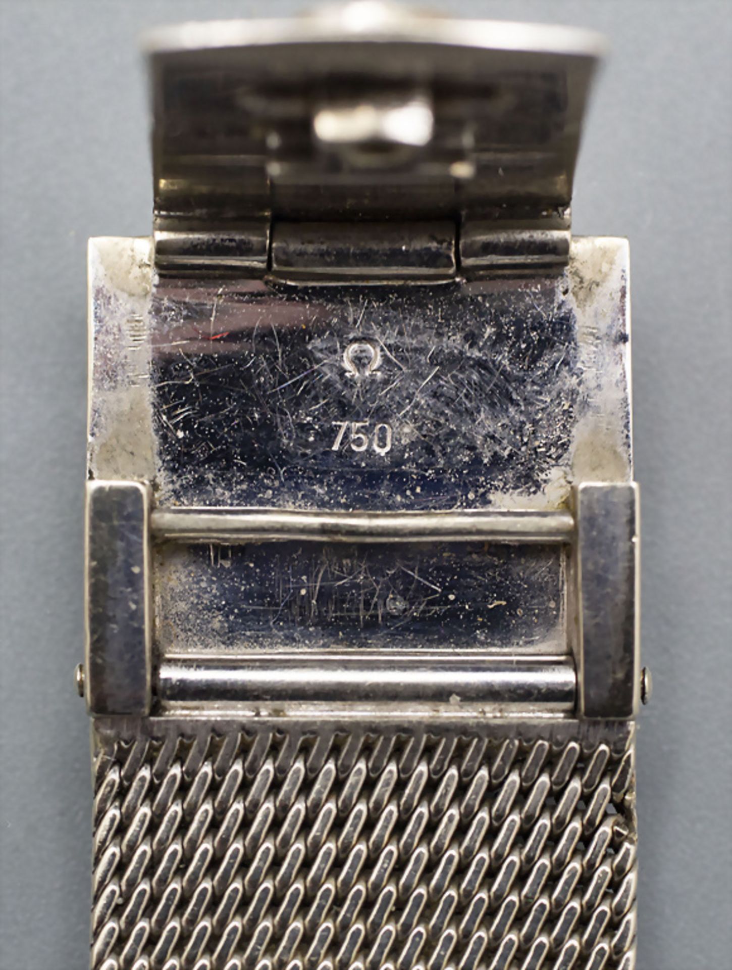 Herrenarmbanduhr / A men's 18 ct gold wristwatch, Omega, Swiss / Schweiz, um 1960 - Image 7 of 11