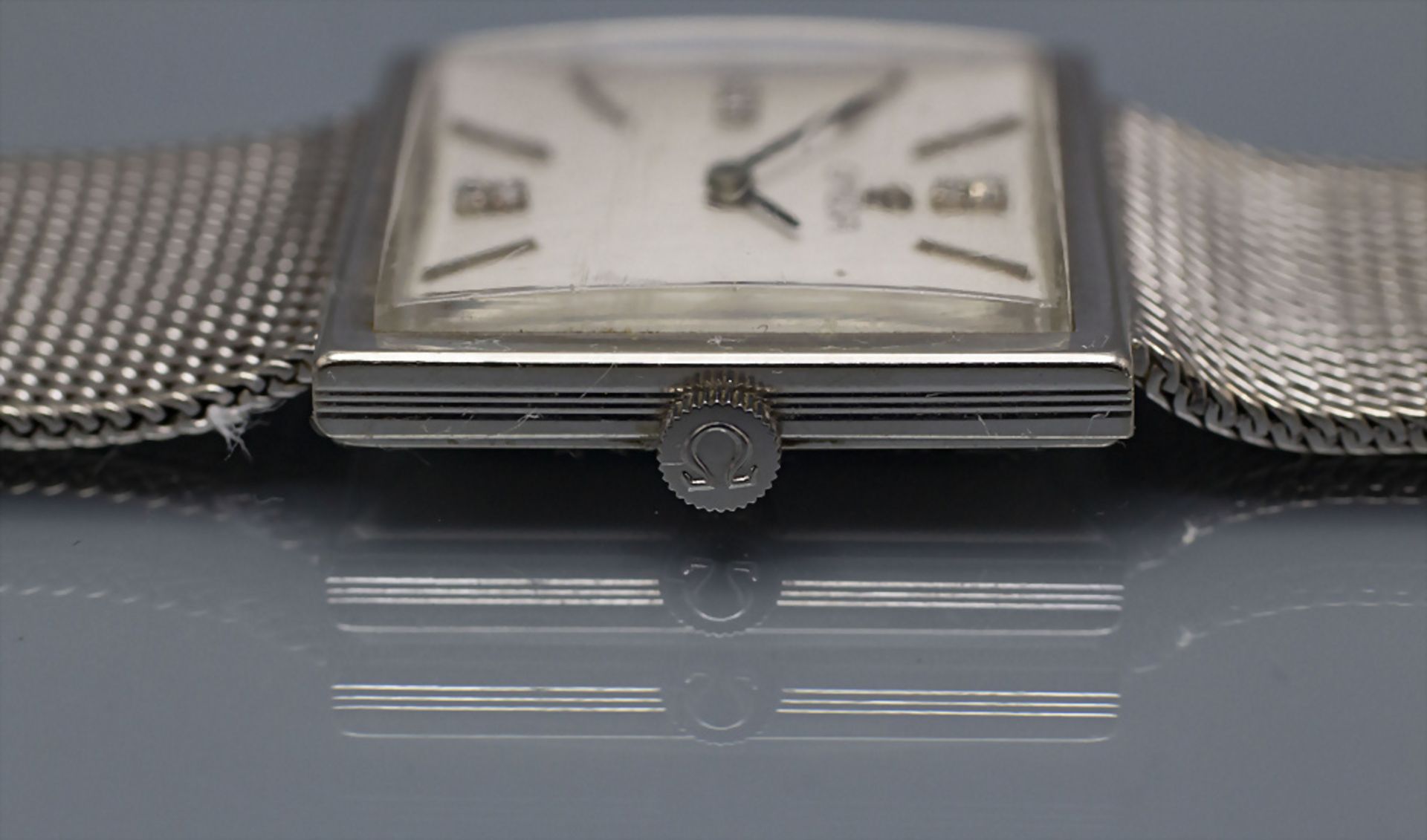 Herrenarmbanduhr / A men's 18 ct gold wristwatch, Omega, Swiss / Schweiz, um 1960 - Image 3 of 11