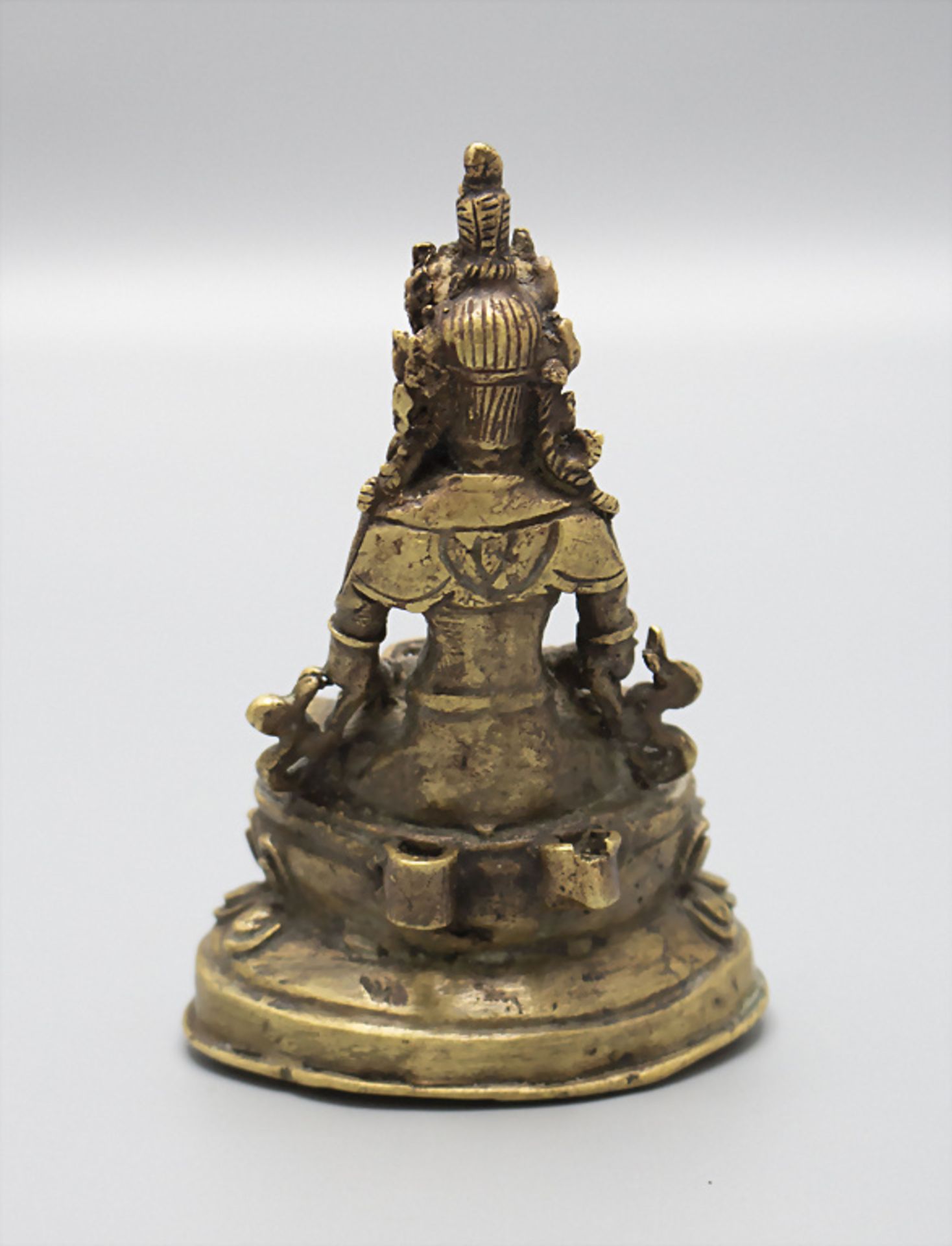 Buddha Amitäyus, die Vase des langen Lebens haltend, Nepal, 17./18. Jh. - Image 3 of 5
