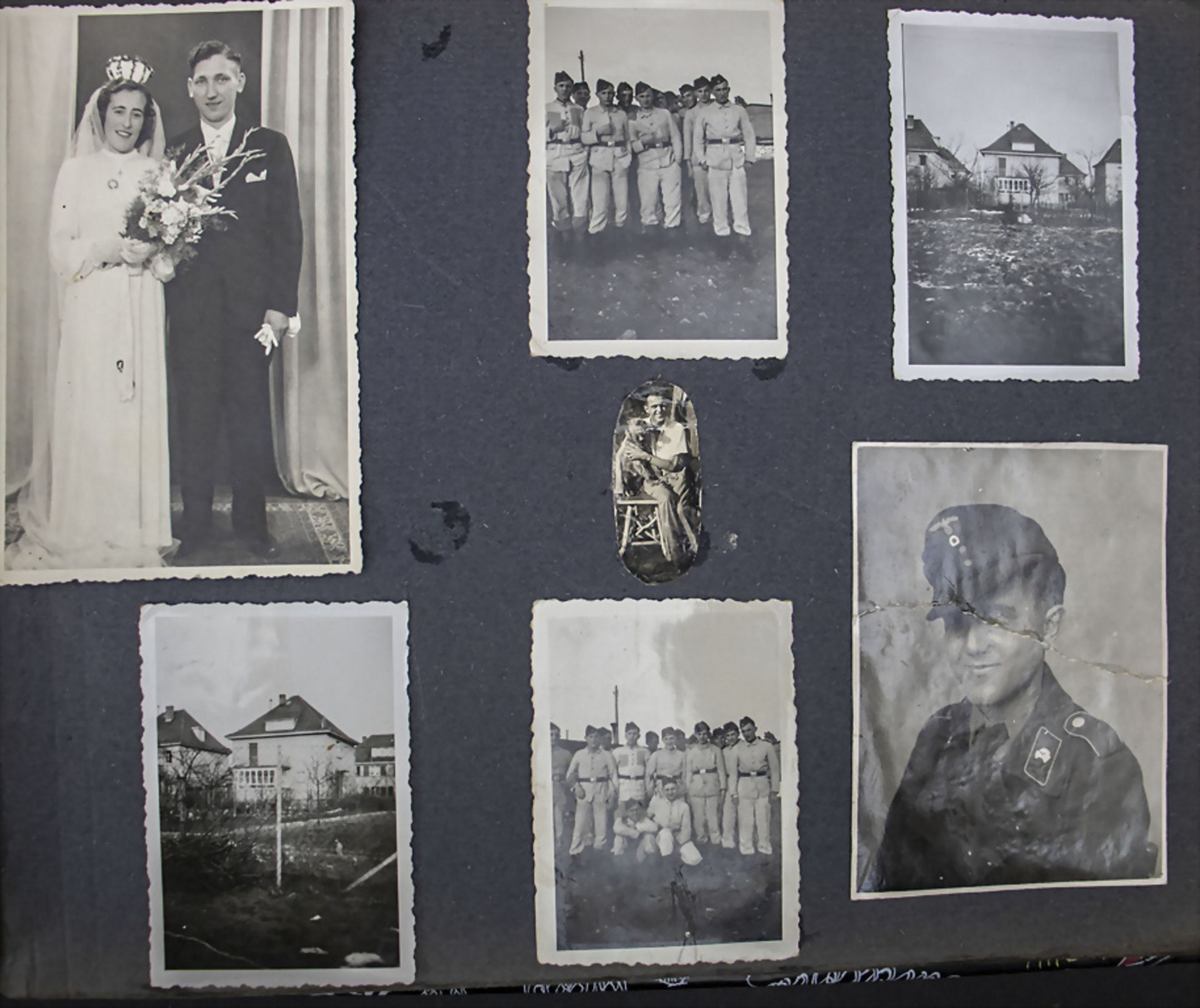 Konvolut Wehrmacht Fotoalbum und 2 Ausweise / A collection of a Wehrmacht photo album and two ... - Image 4 of 6