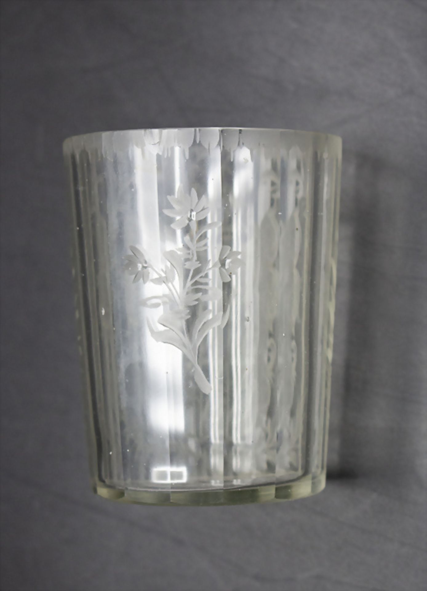 Louis-Seize Jagdbecher / A hunting glass beaker, deutsch, um 1780 - Image 3 of 4
