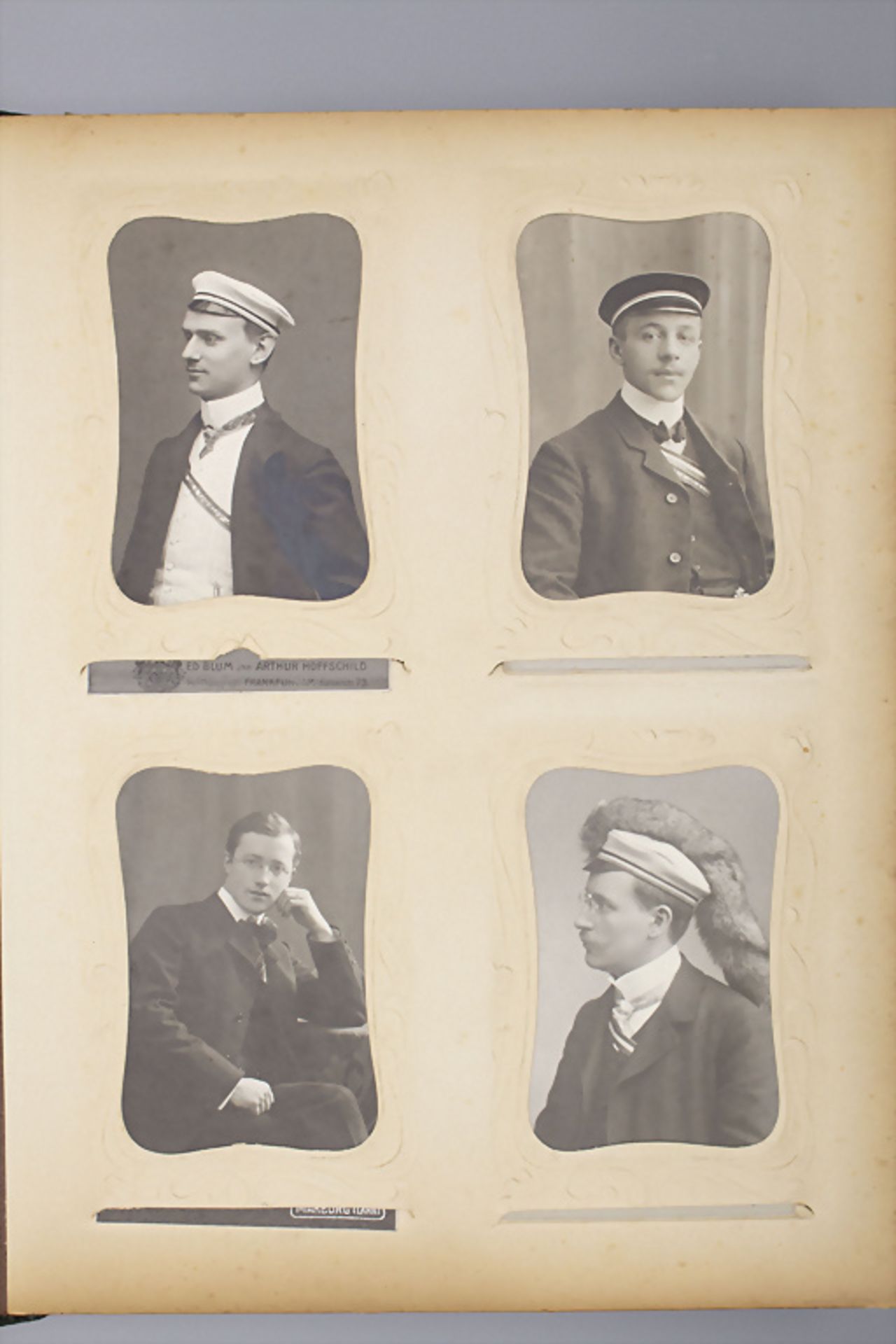 Studentika Fotoalbum, Marburg, um 1900 - Bild 4 aus 4