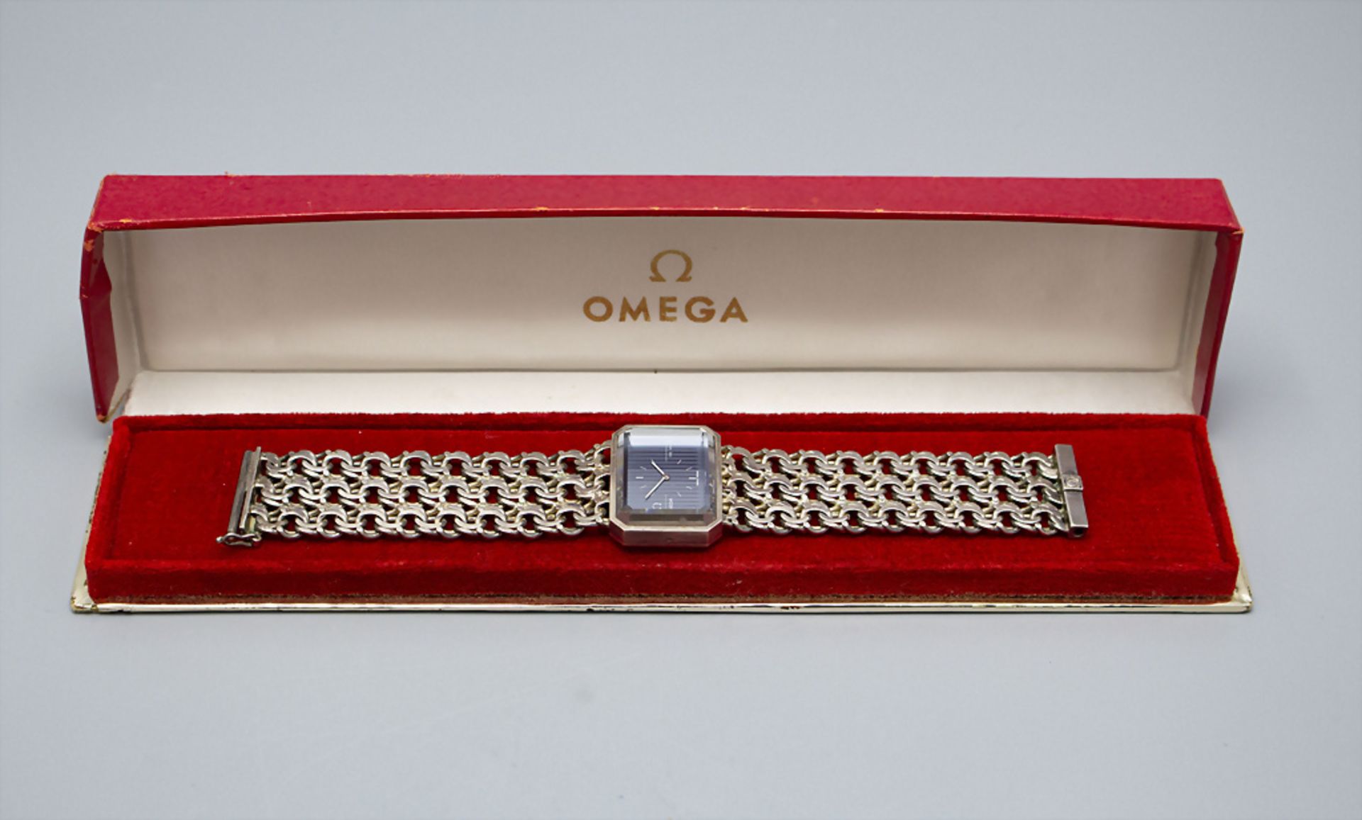 Herrenarmbanduhr / A men's Sterling silver wristwatch, Omega de Ville, Swiss / Schweiz, 1972 - Image 12 of 12