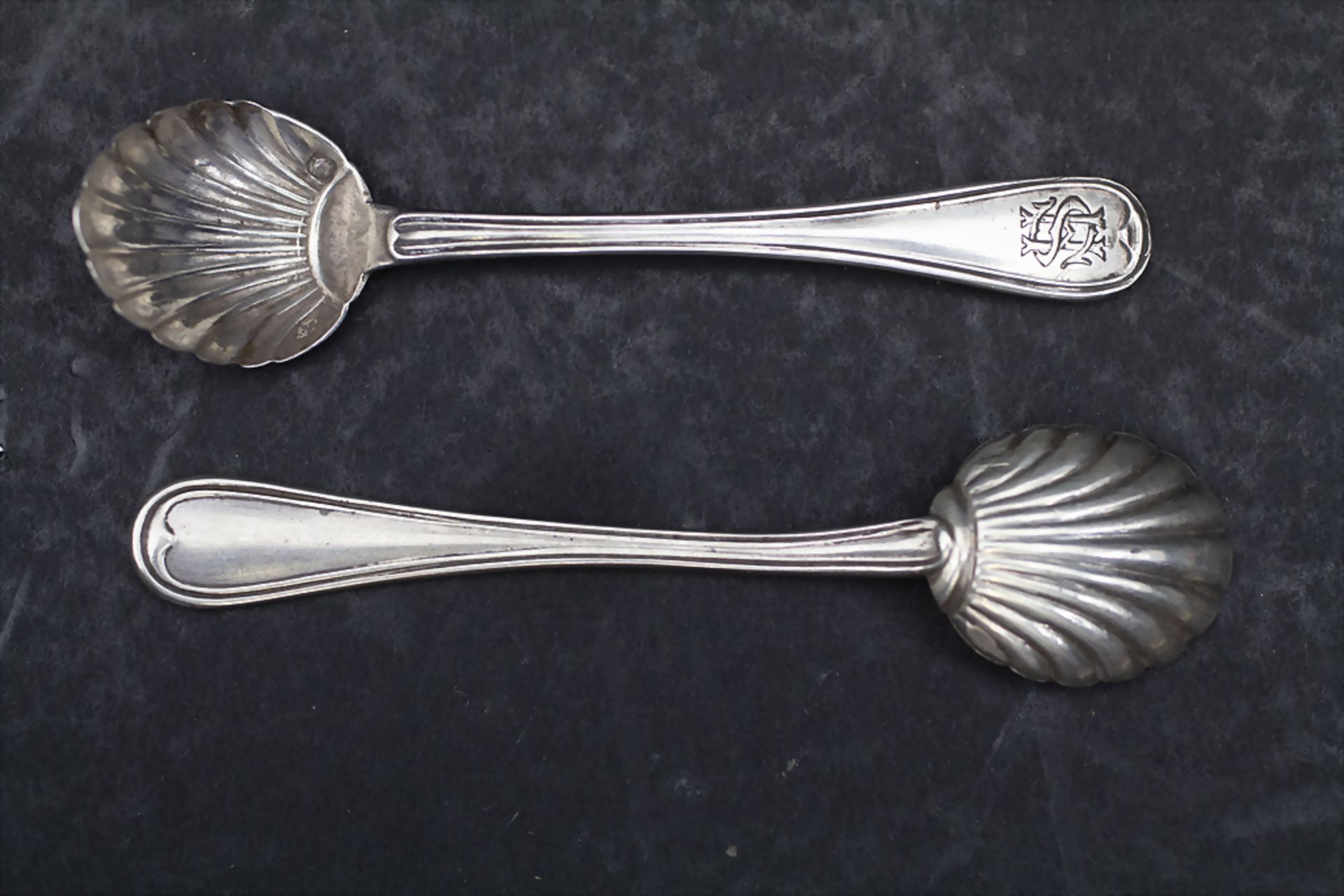 8 Gewürzlöffel / 8 spice spoons, u.a. Francois-Julien Doyen, Paris, um 1852 - Image 2 of 5