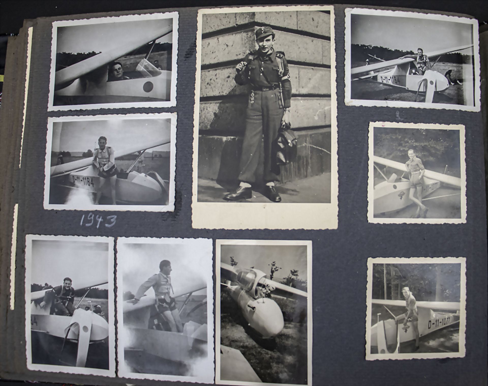 Konvolut Wehrmacht Fotoalbum und 2 Ausweise / A collection of a Wehrmacht photo album and two ... - Image 3 of 6