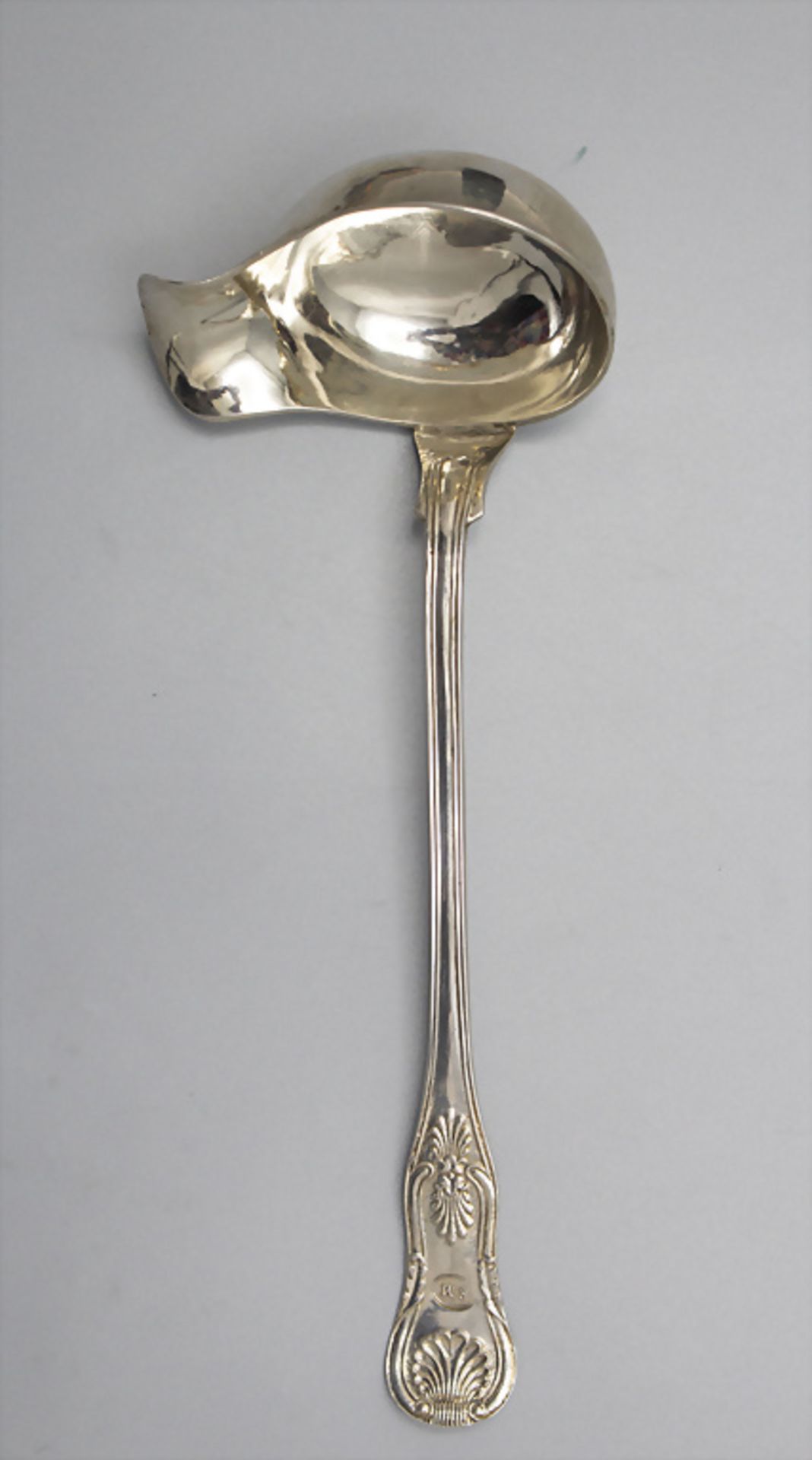Saucenkelle / A silver sauce ladle, Schweden, 1863