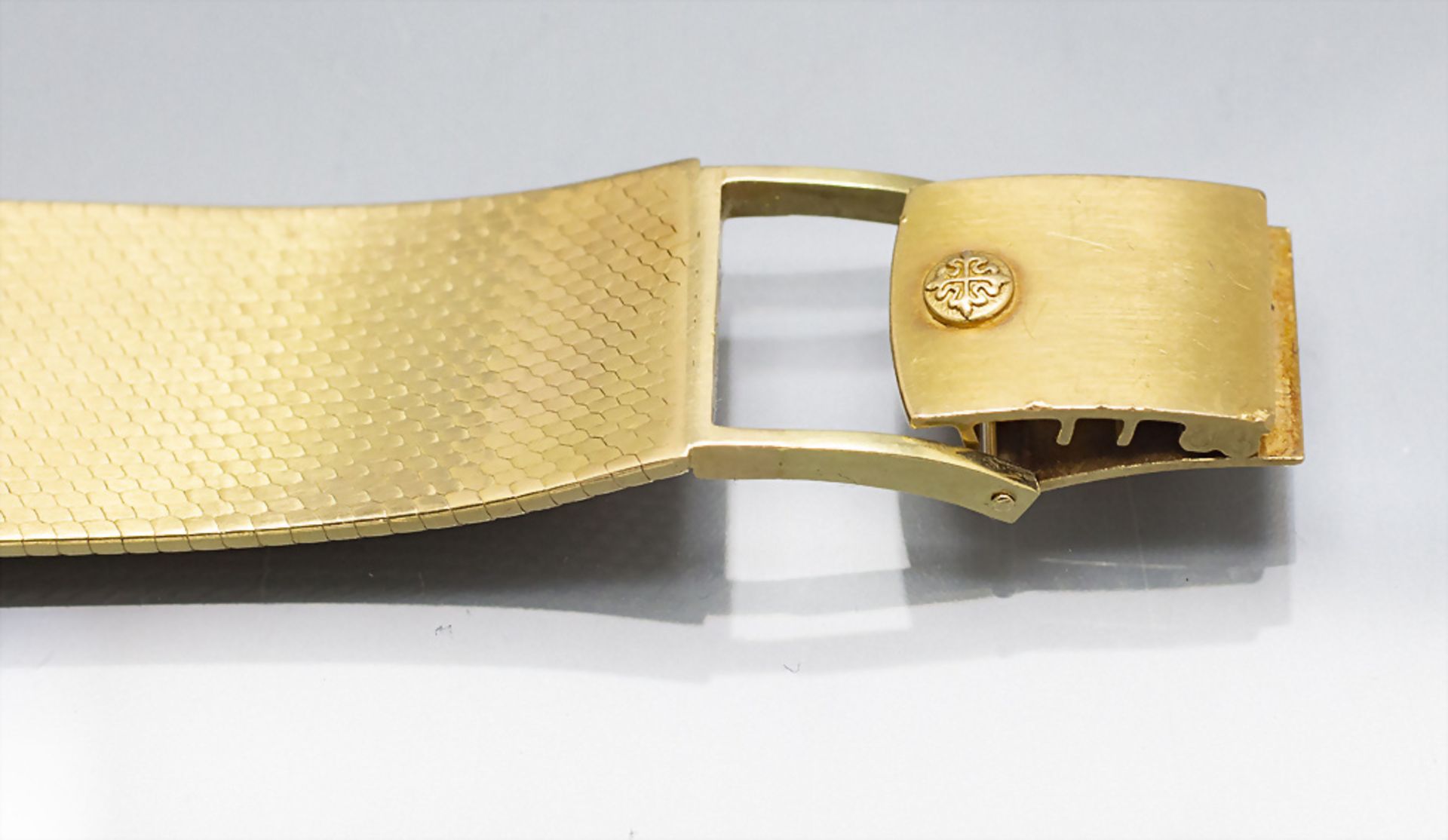 Herrenarmbanduhr / A men's 18 ct gold wristwatch, Patek Philippe, Swiss / Schweiz, um 1972 - Image 13 of 15