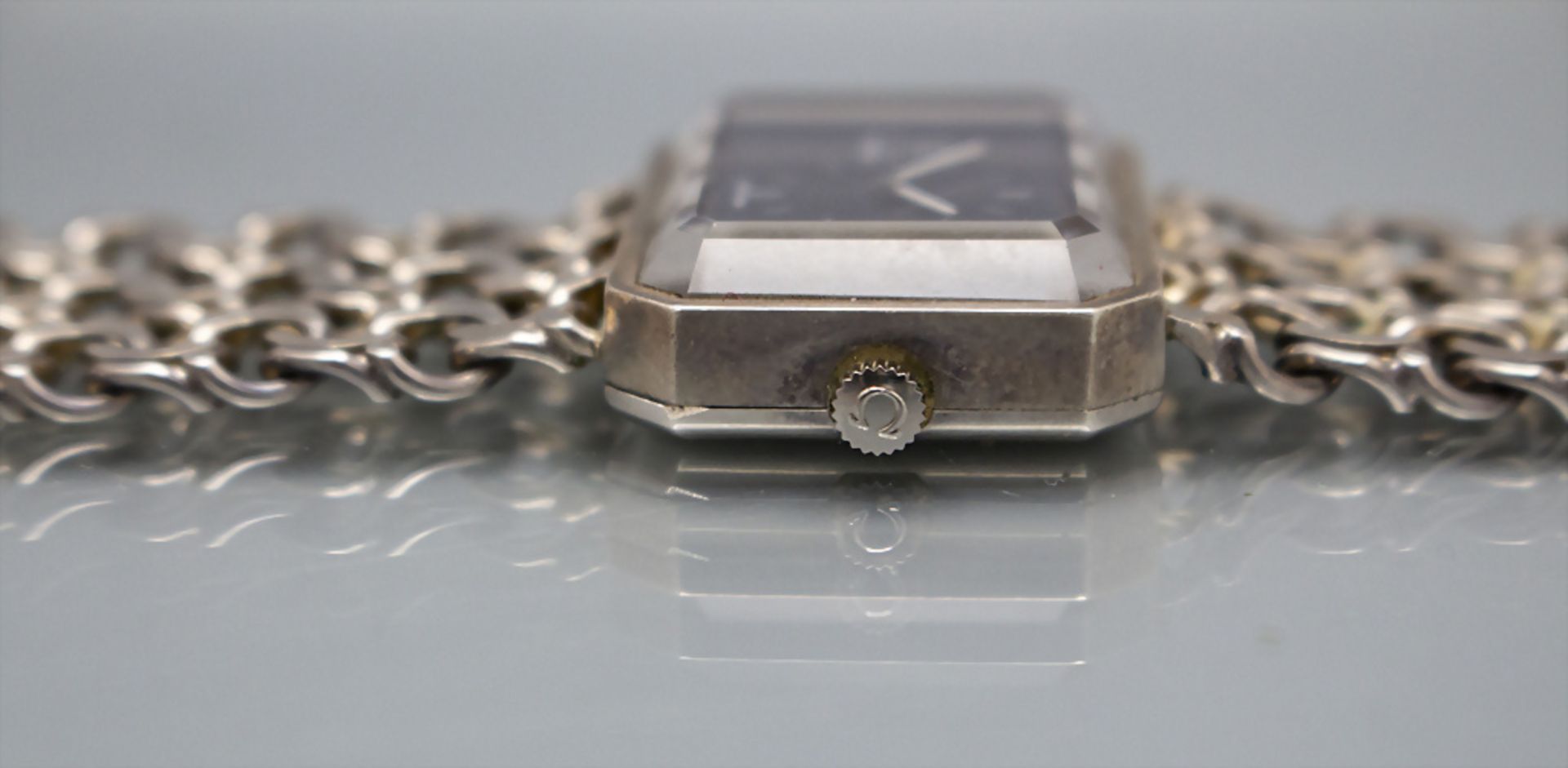 Herrenarmbanduhr / A men's Sterling silver wristwatch, Omega de Ville, Swiss / Schweiz, 1972 - Image 3 of 12