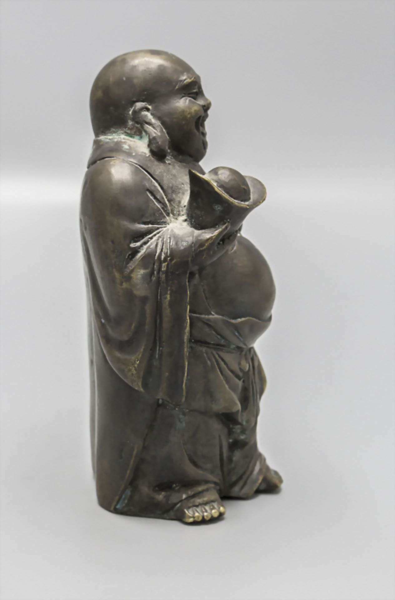 Bronze Glücksgott 'Hotei' / God of luck 'Hotei' - Bild 4 aus 5