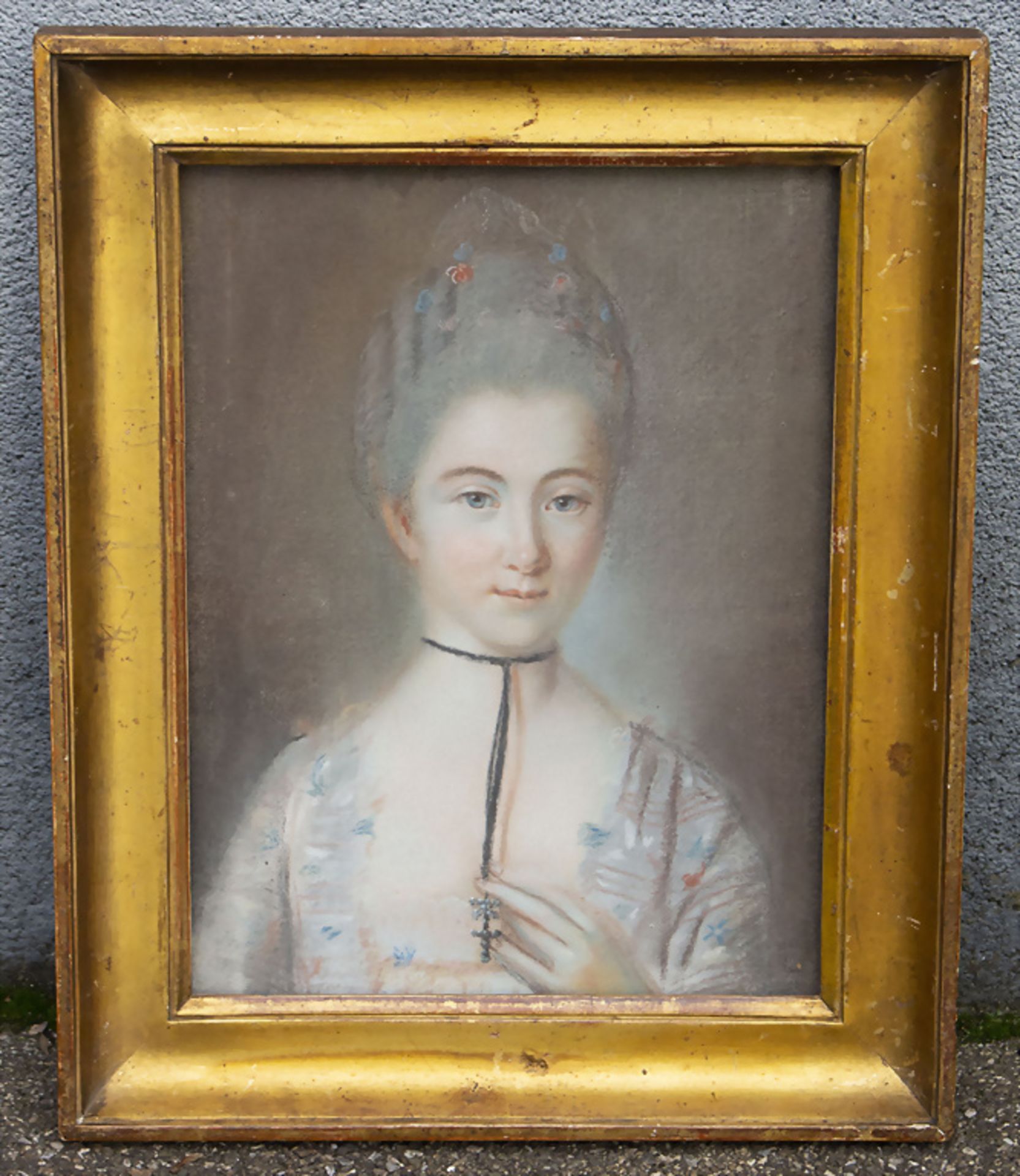Künstler des 18. Jh., 'Porträt einer eleganten jungen Dame' / 'Portrait of an elegant young ... - Image 2 of 3