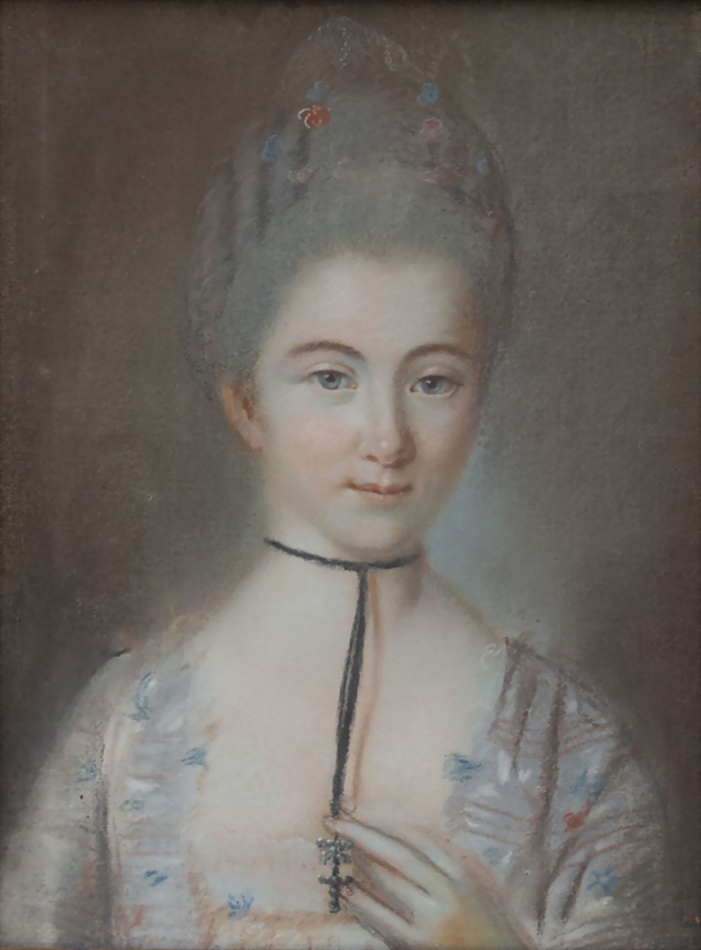 Künstler des 18. Jh., 'Porträt einer eleganten jungen Dame' / 'Portrait of an elegant young ...