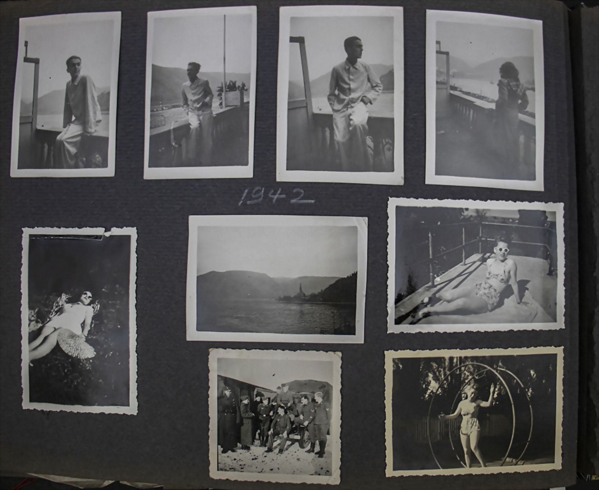 Konvolut Wehrmacht Fotoalbum und 2 Ausweise / A collection of a Wehrmacht photo album and two ... - Image 5 of 6