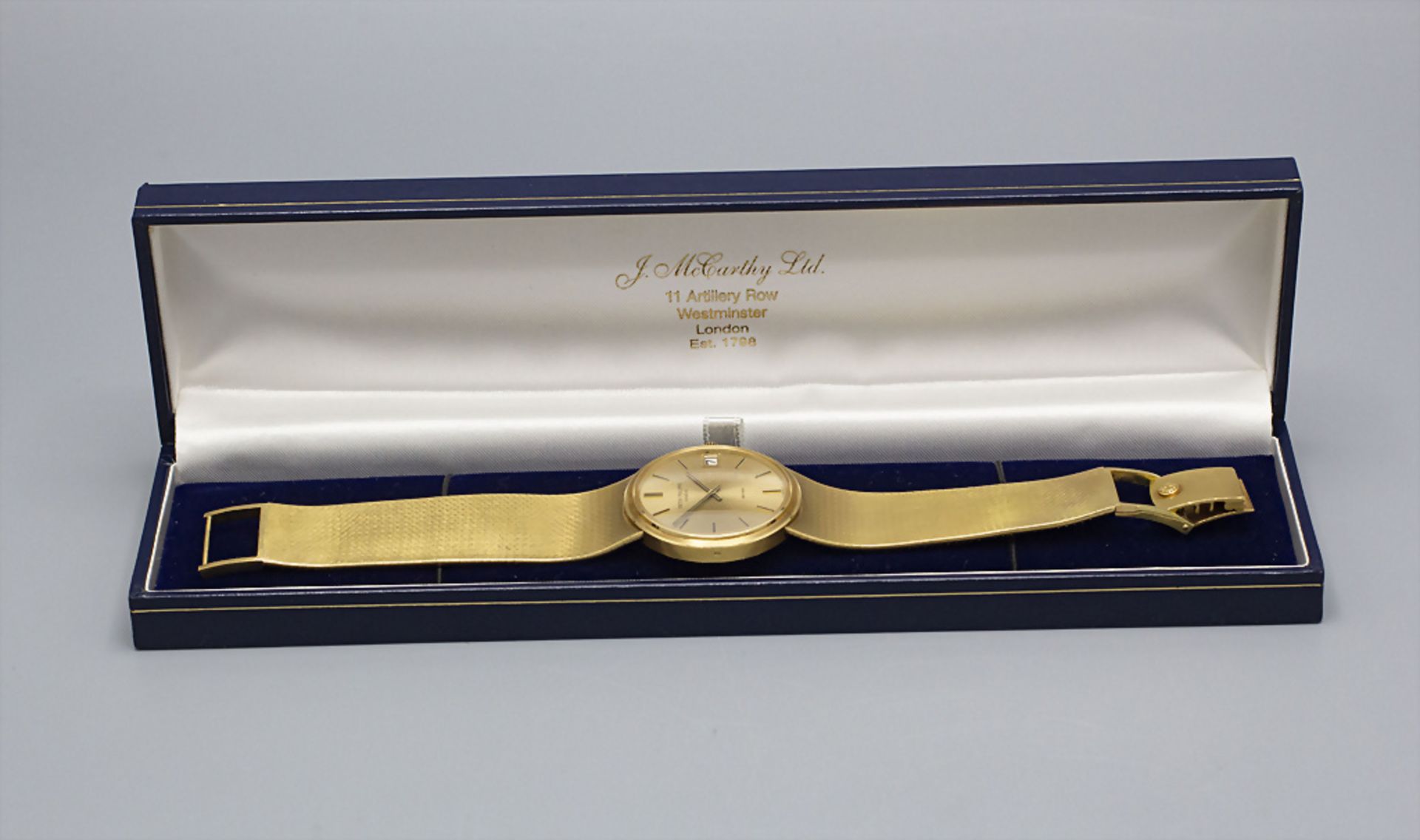 Herrenarmbanduhr / A men's 18 ct gold wristwatch, Patek Philippe, Swiss / Schweiz, um 1972 - Image 3 of 15