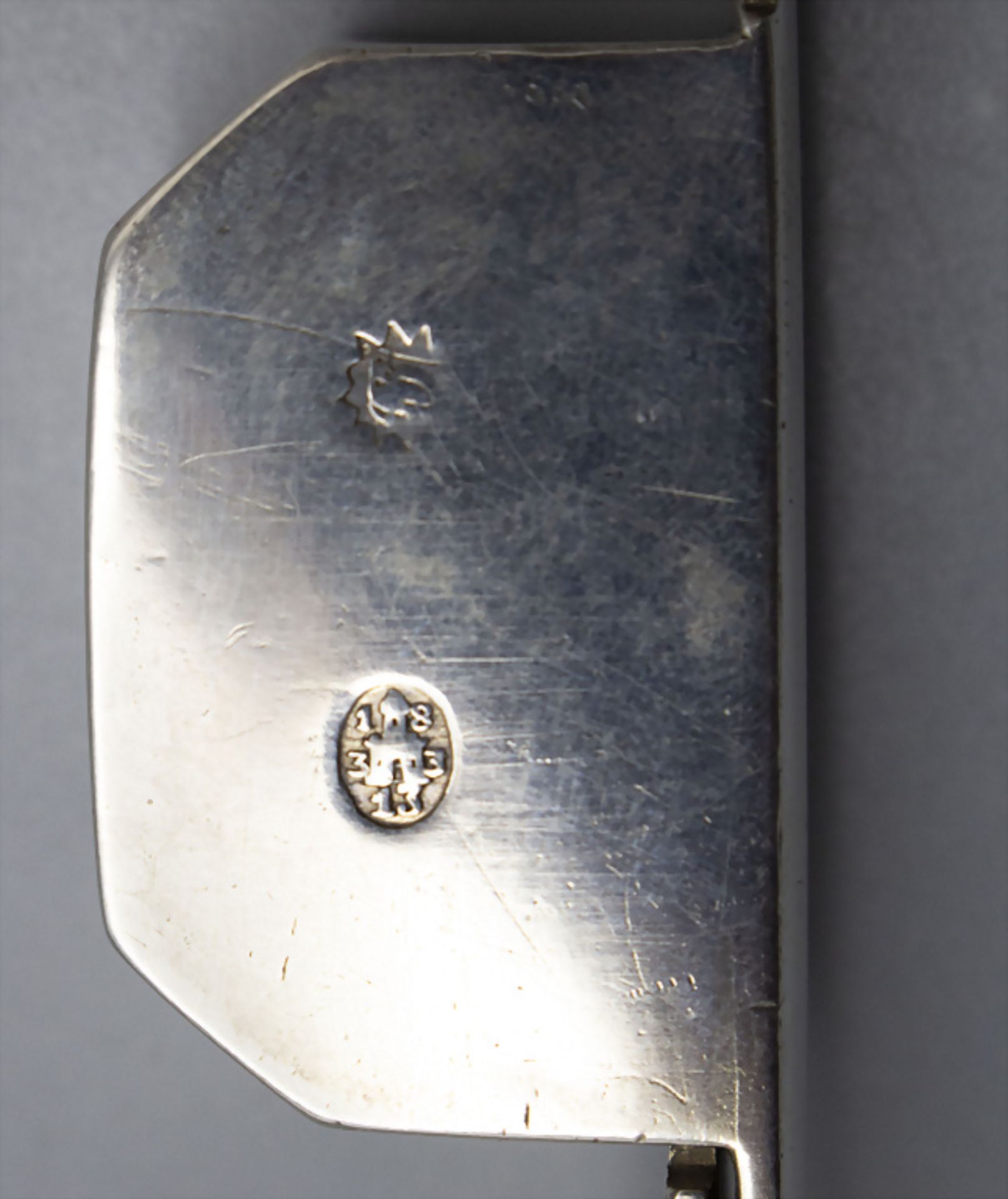 Dochtschere / A silver wick scissors / Giergl d.Ä, Aloysius, Budapest, 1833 - Image 4 of 4
