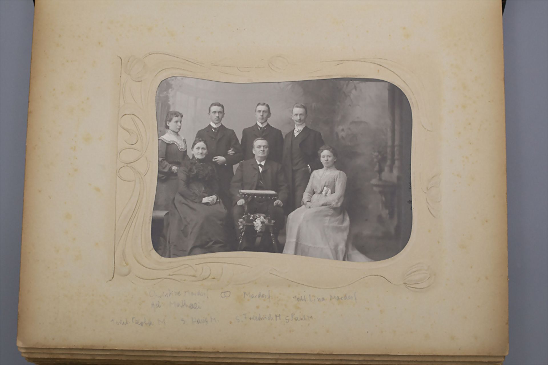 Studentika Fotoalbum, Marburg, um 1900 - Bild 3 aus 4