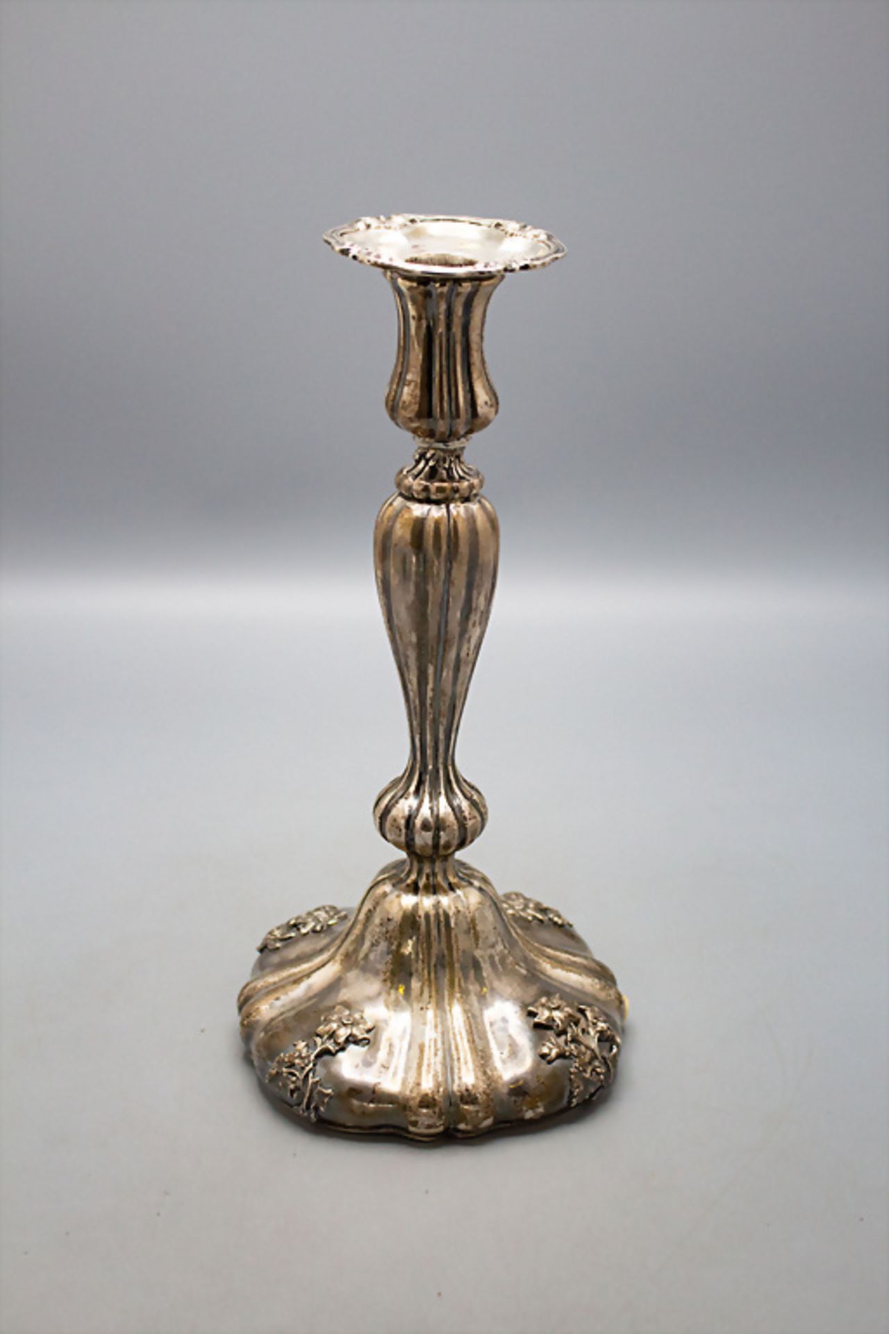 Biedermeier Kerzenleuchter / A silver Biedermeier candlestick, Moskau / Moscow, um 1845