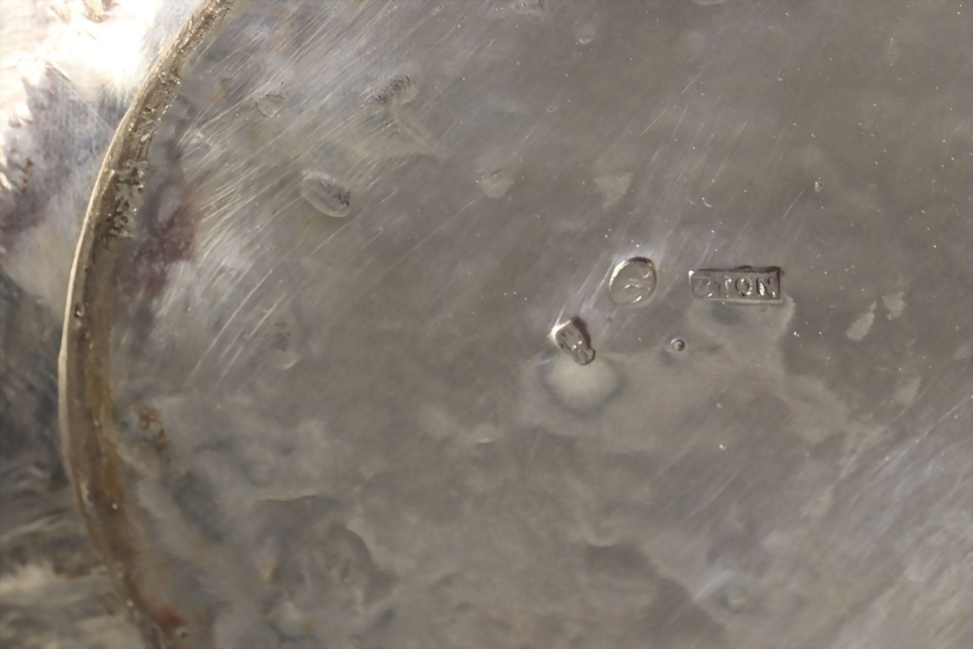 Barock Schüssel / A large Baroque silver bowl, Cayetano Buitrón, Mexico, nach 1810 - Bild 2 aus 8